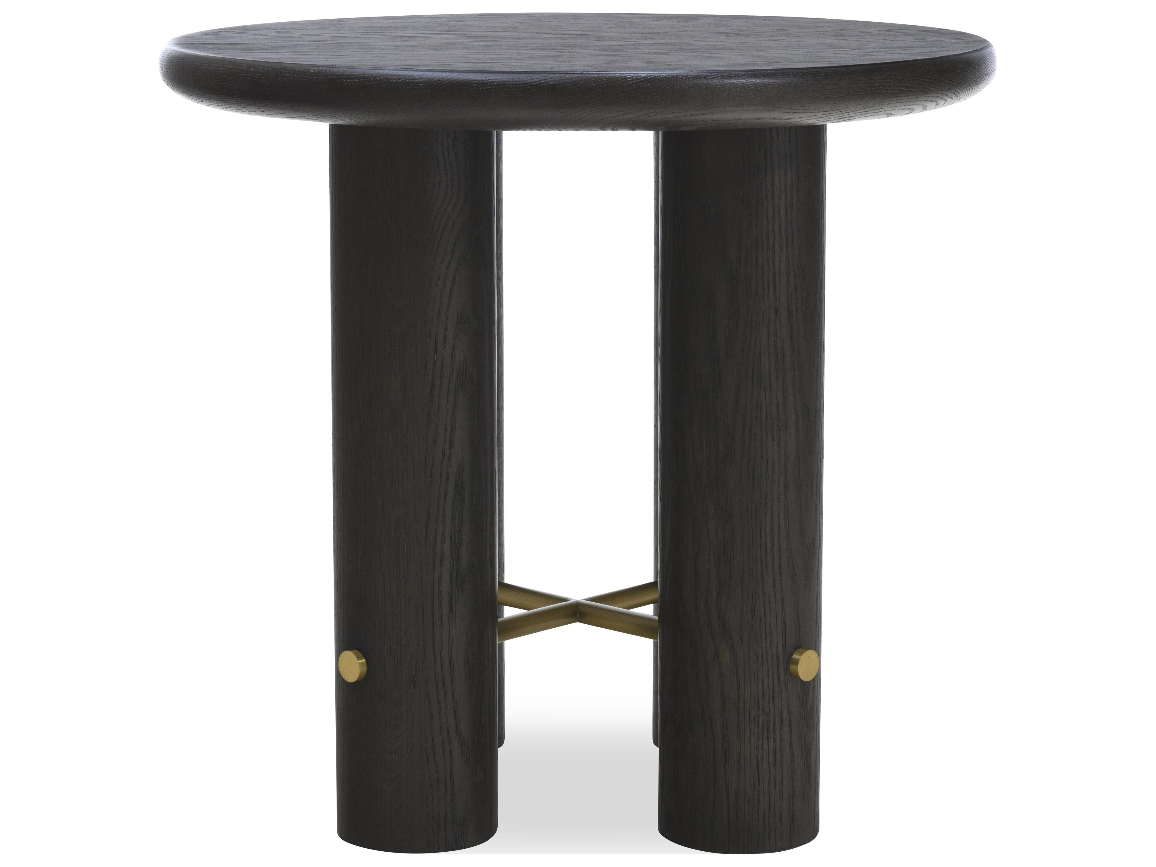 Century Furniture Cadence Round Wood End Table