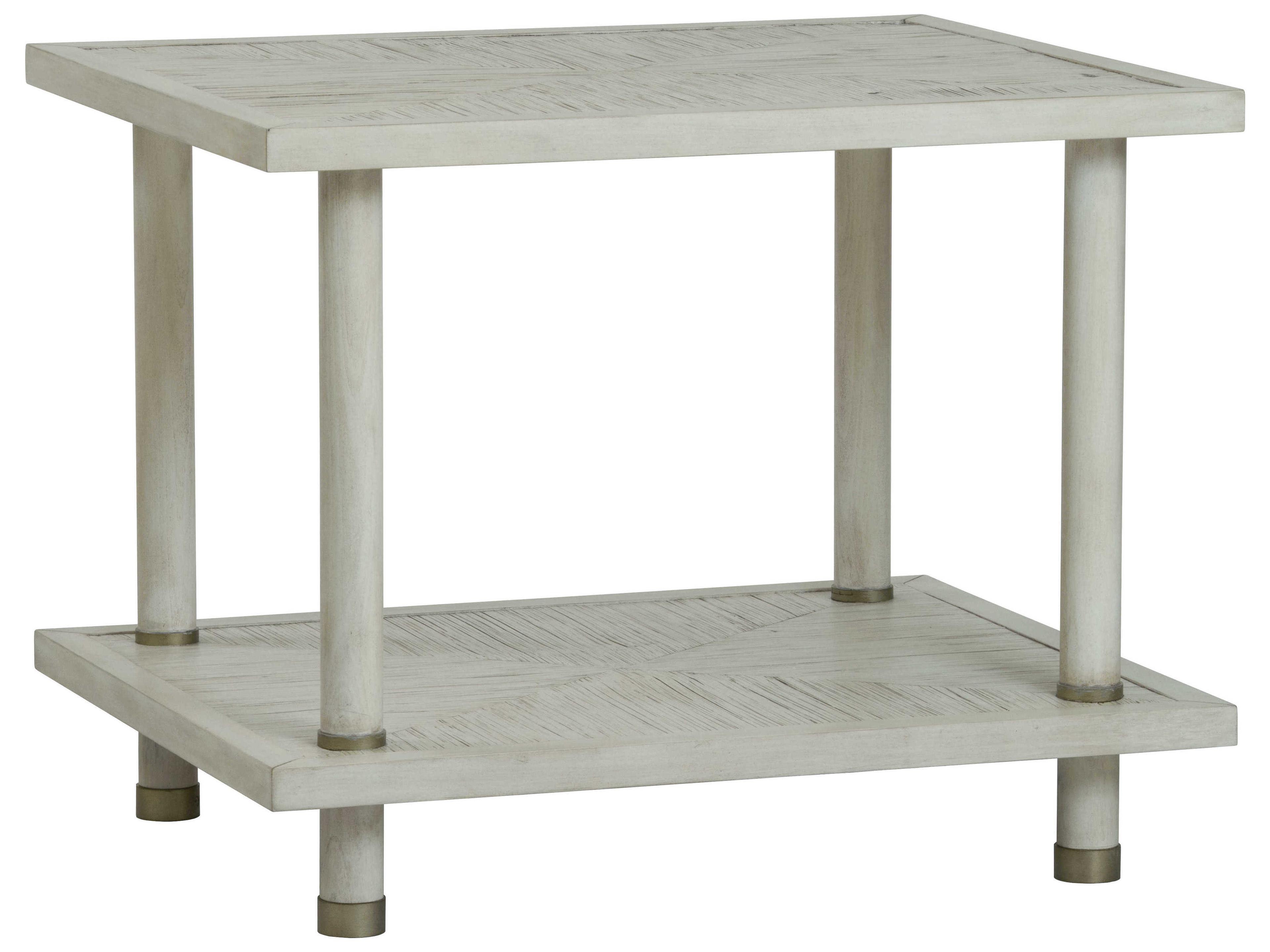 Century Furniture Curate Rectangular Wood Peninsula End Table
