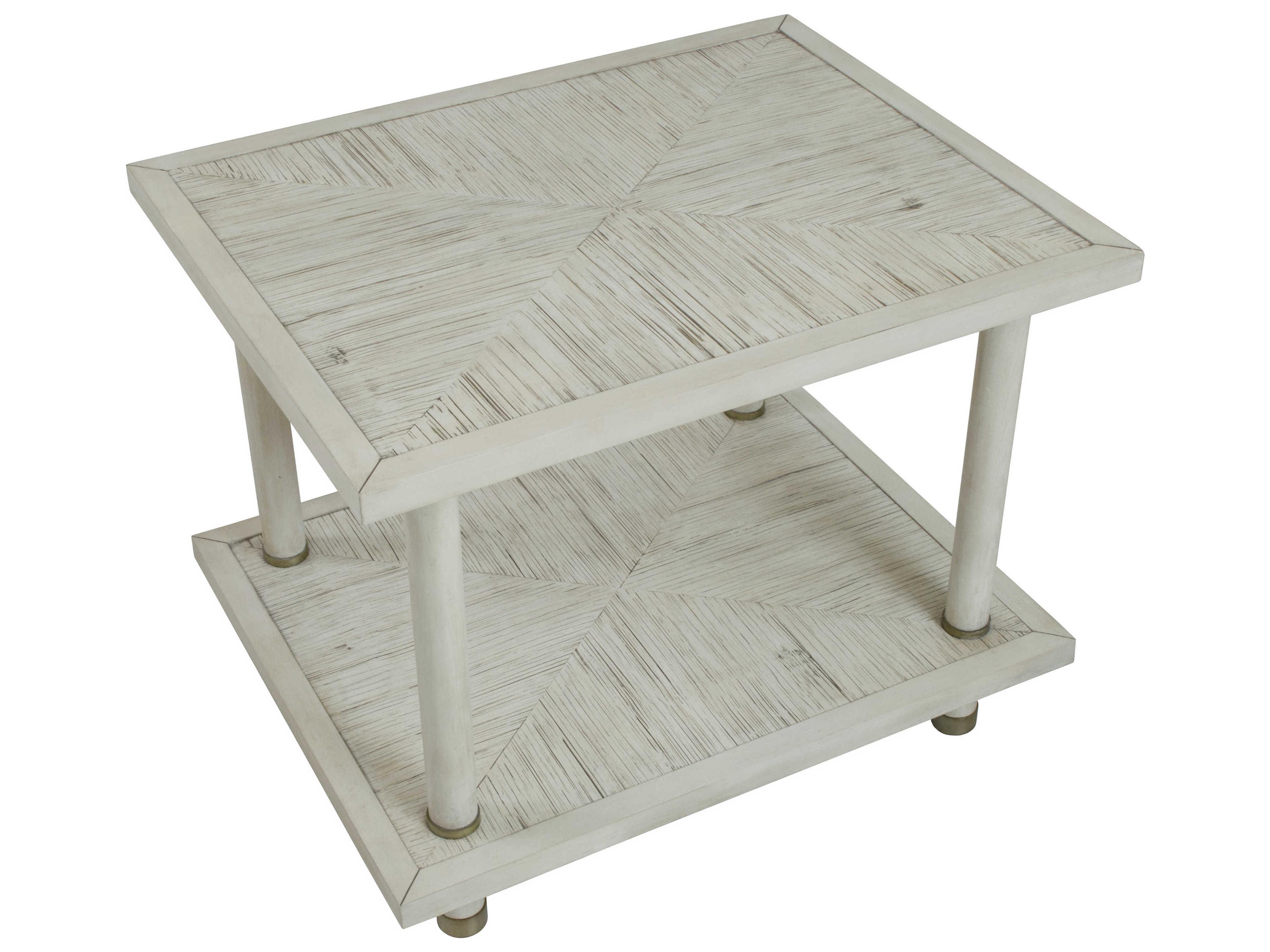 Century Furniture Curate Rectangular Wood Peninsula End Table