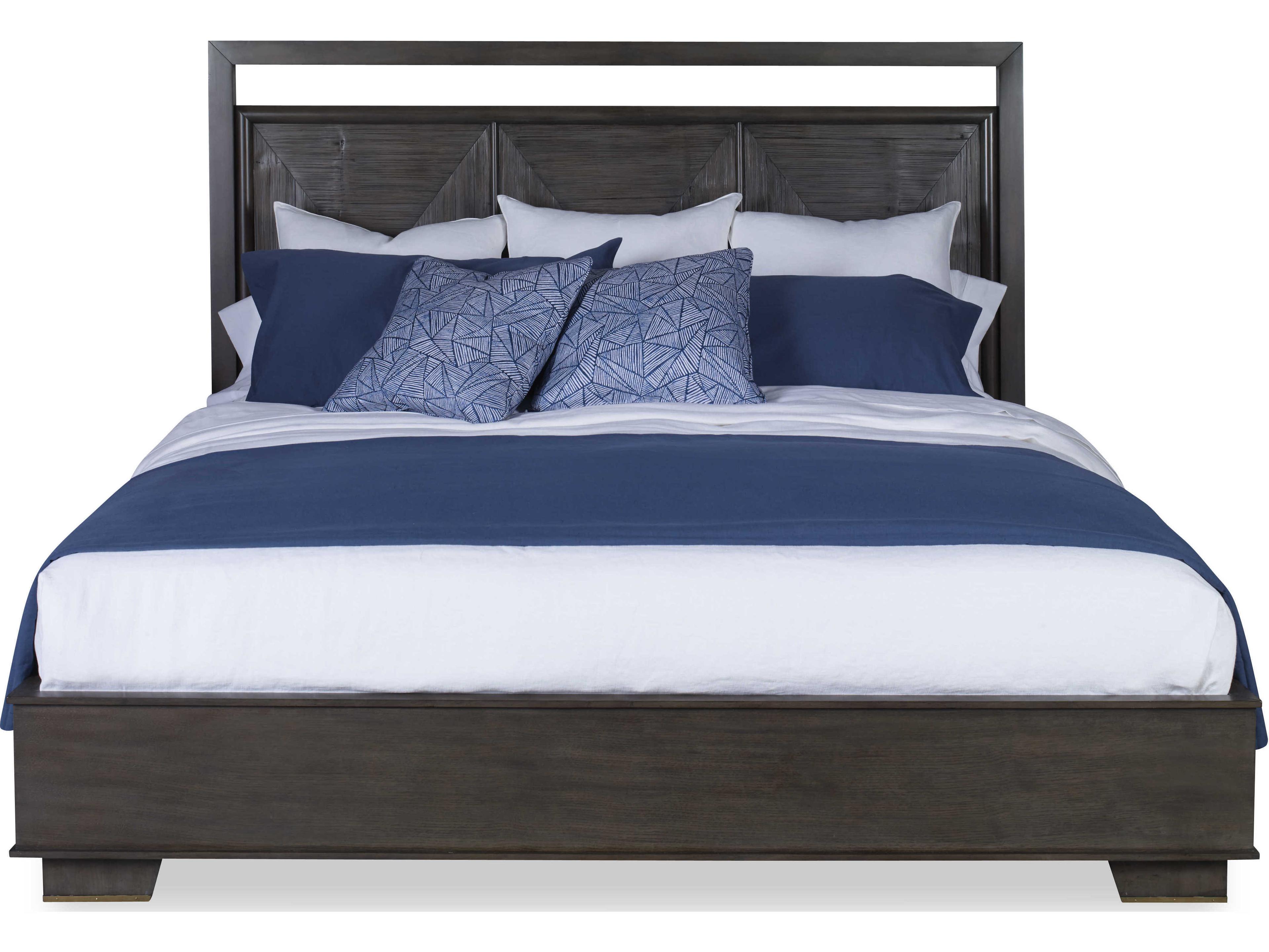 Curate Mink Brown Bamboo Wood King Platform Bed