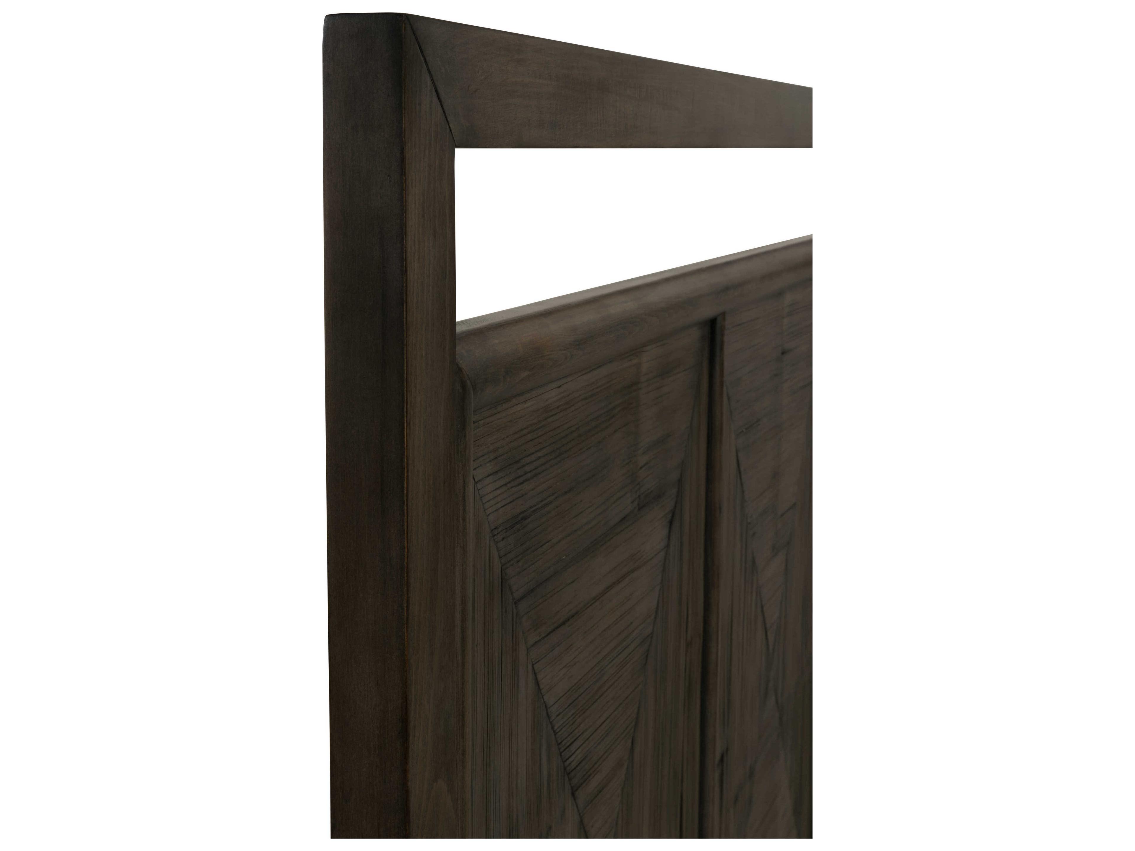 Century Furniture Curate Mink Brown Bamboo Wood King Platform Bed