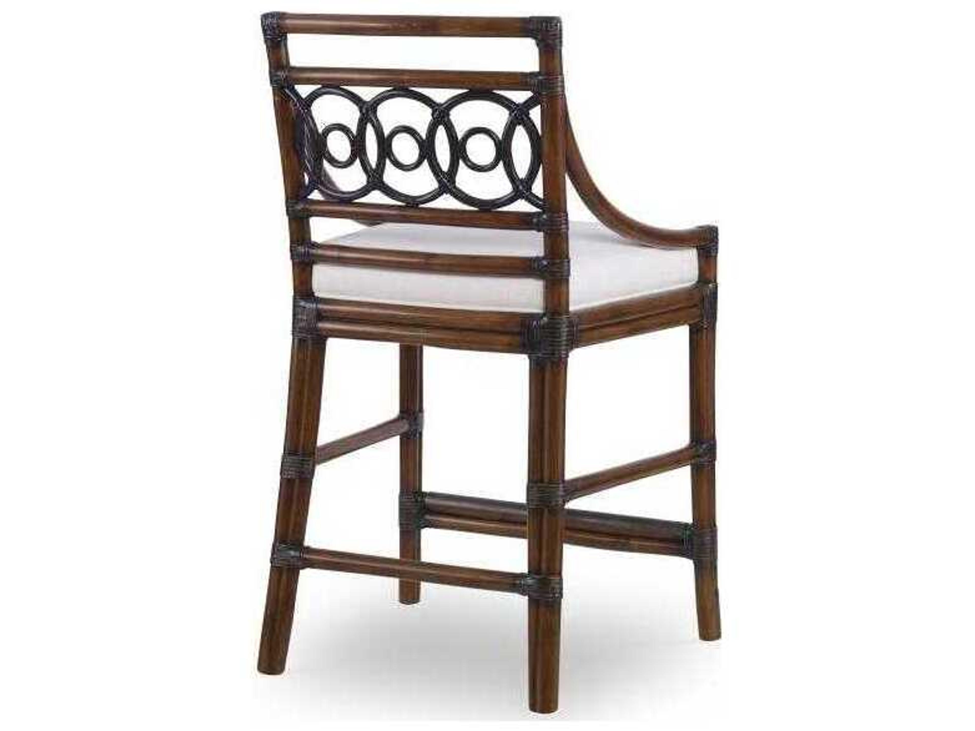 Century Furniture Curate Upholstered Rattan Counter Stool