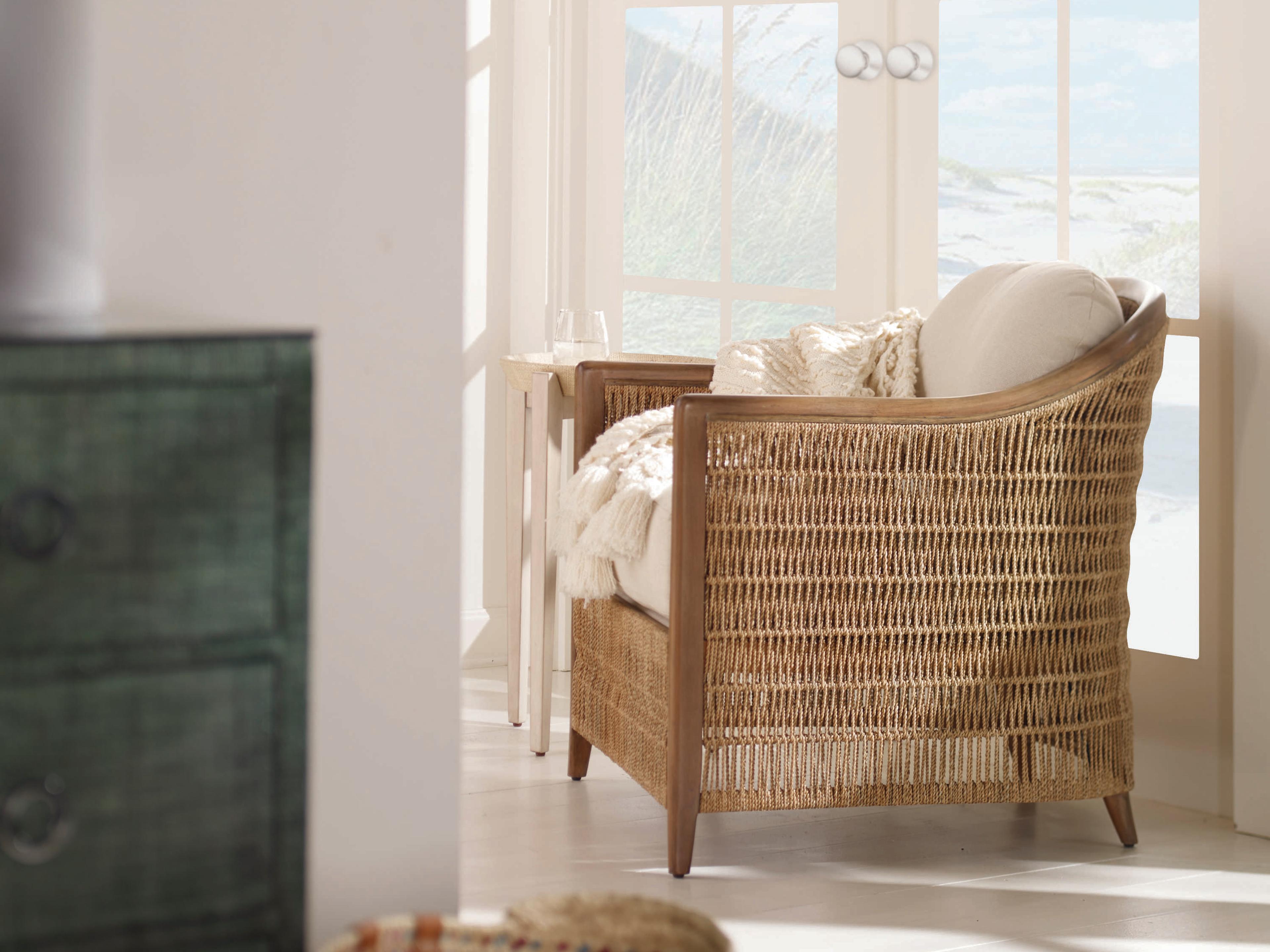 Century Furniture Curate Brown Fabric Accent Chair