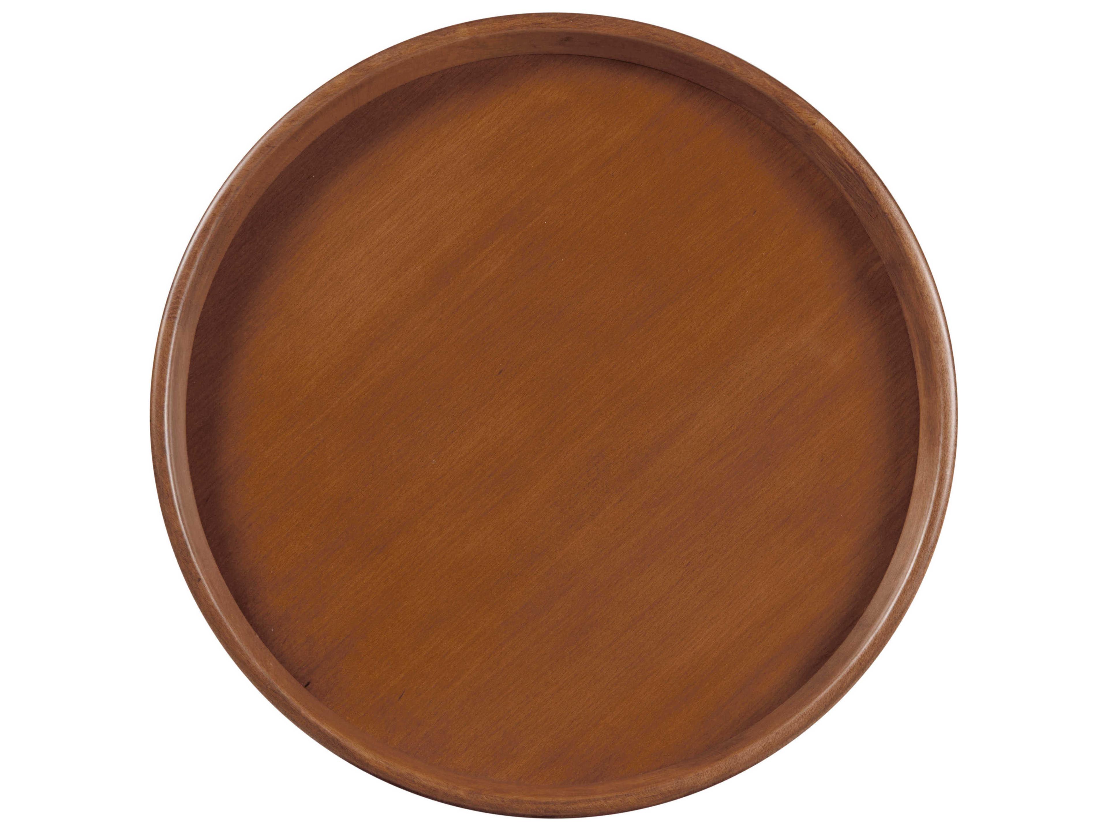 Century Furniture Curate Round Wood End Table