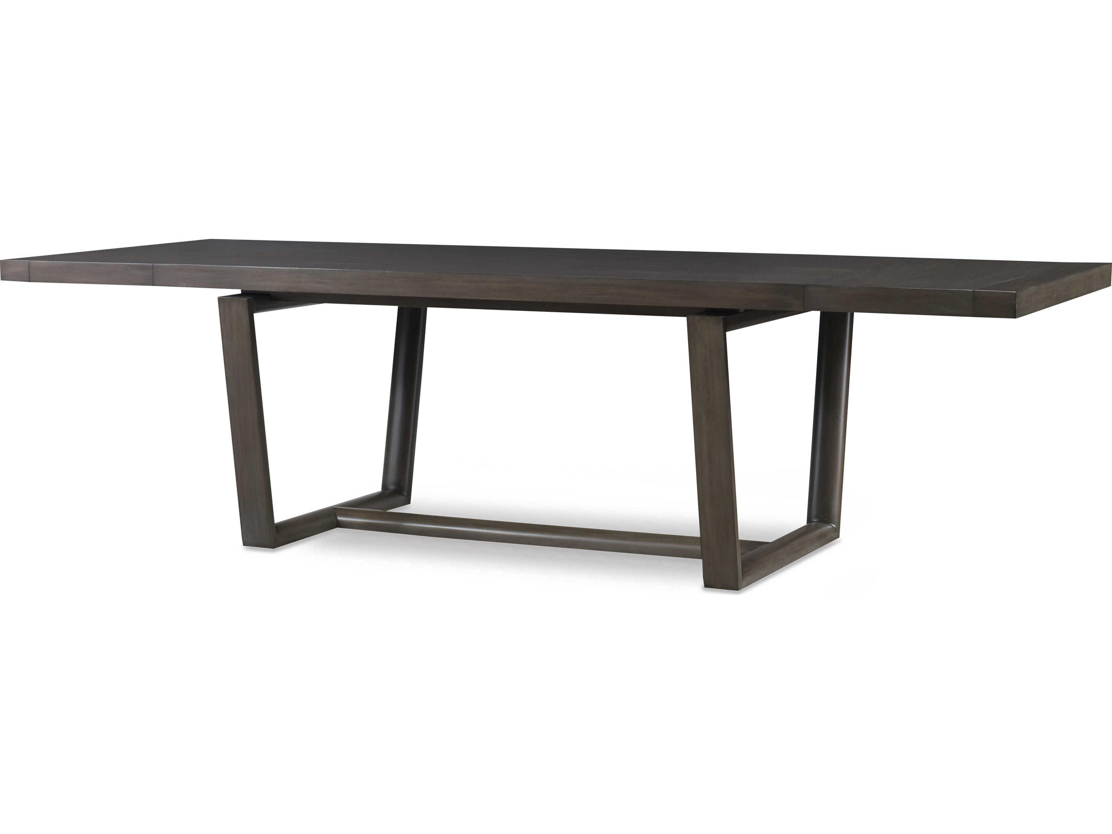 Curate Extendable Rectangular Wood Mink Dining Table