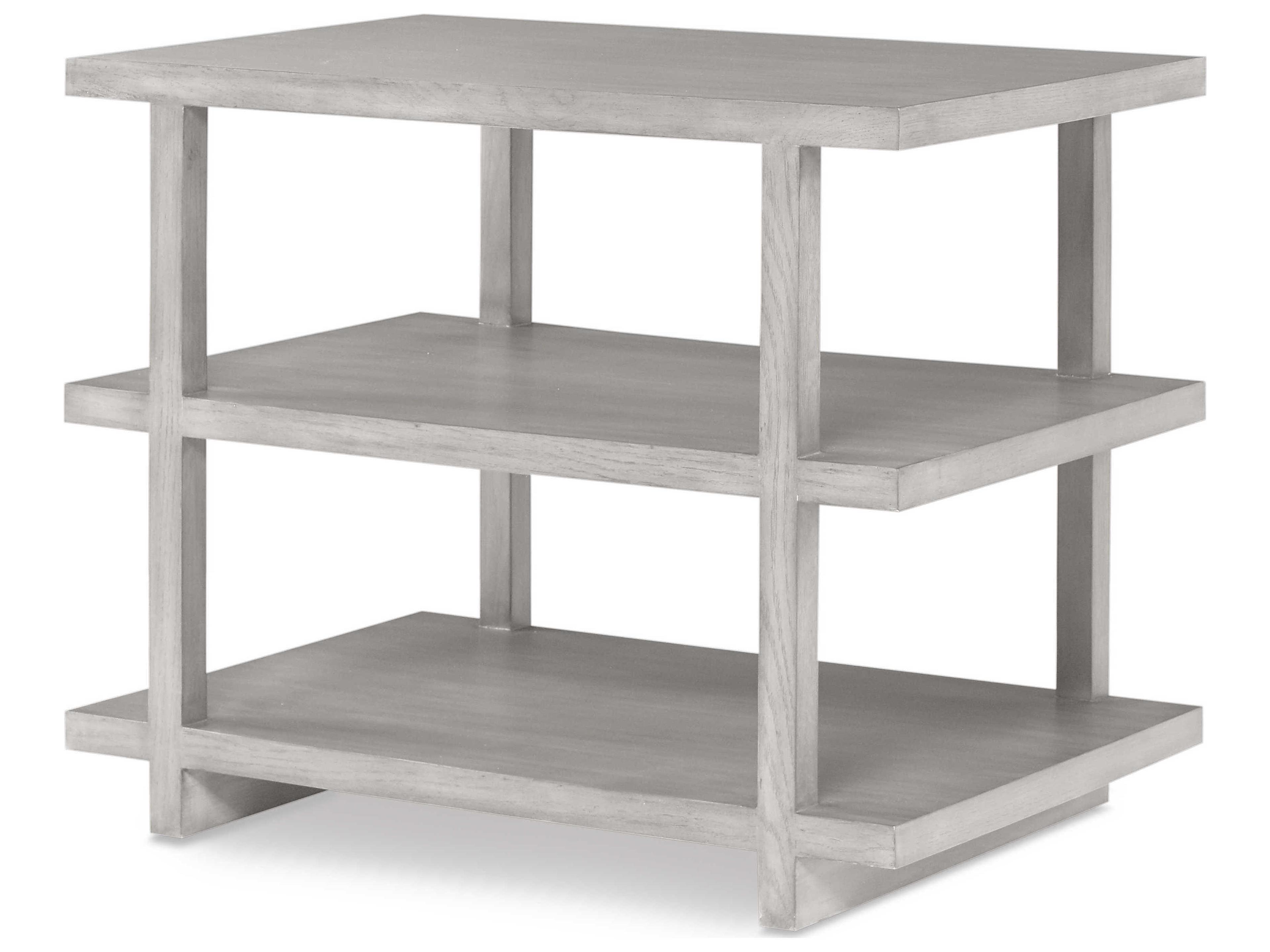 Curate Rectangular Wood Peninsula End Table