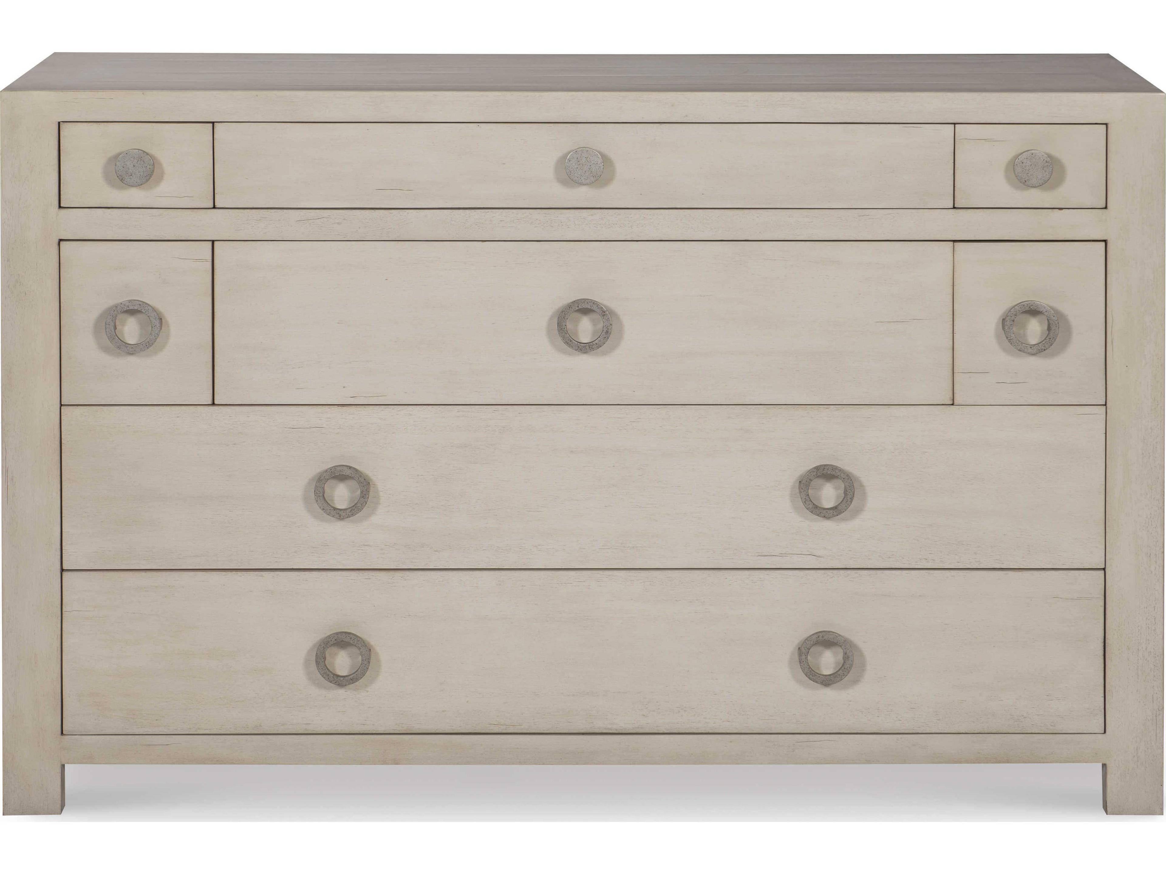 Century Furniture Curate 8-Drawers White Mahogany Wood Dresser