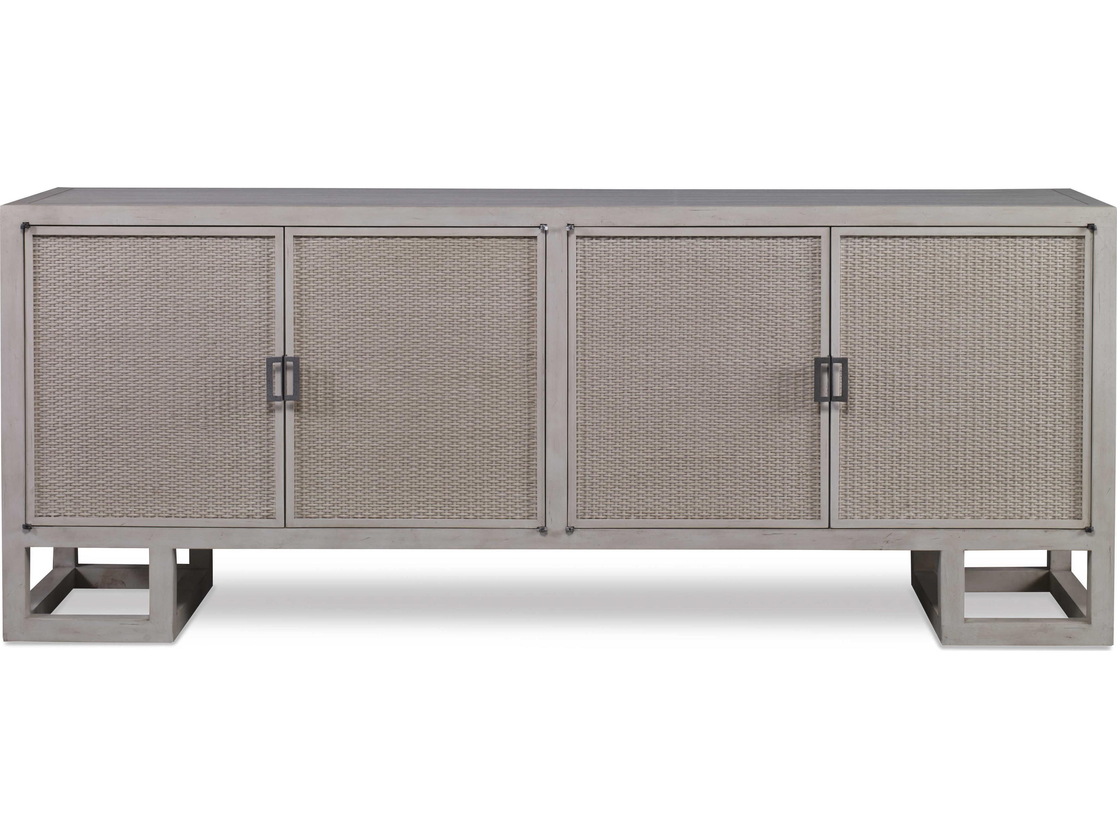 Century Furniture Curate 81" Mahogany Wood Peninsula Credenza Sideboard