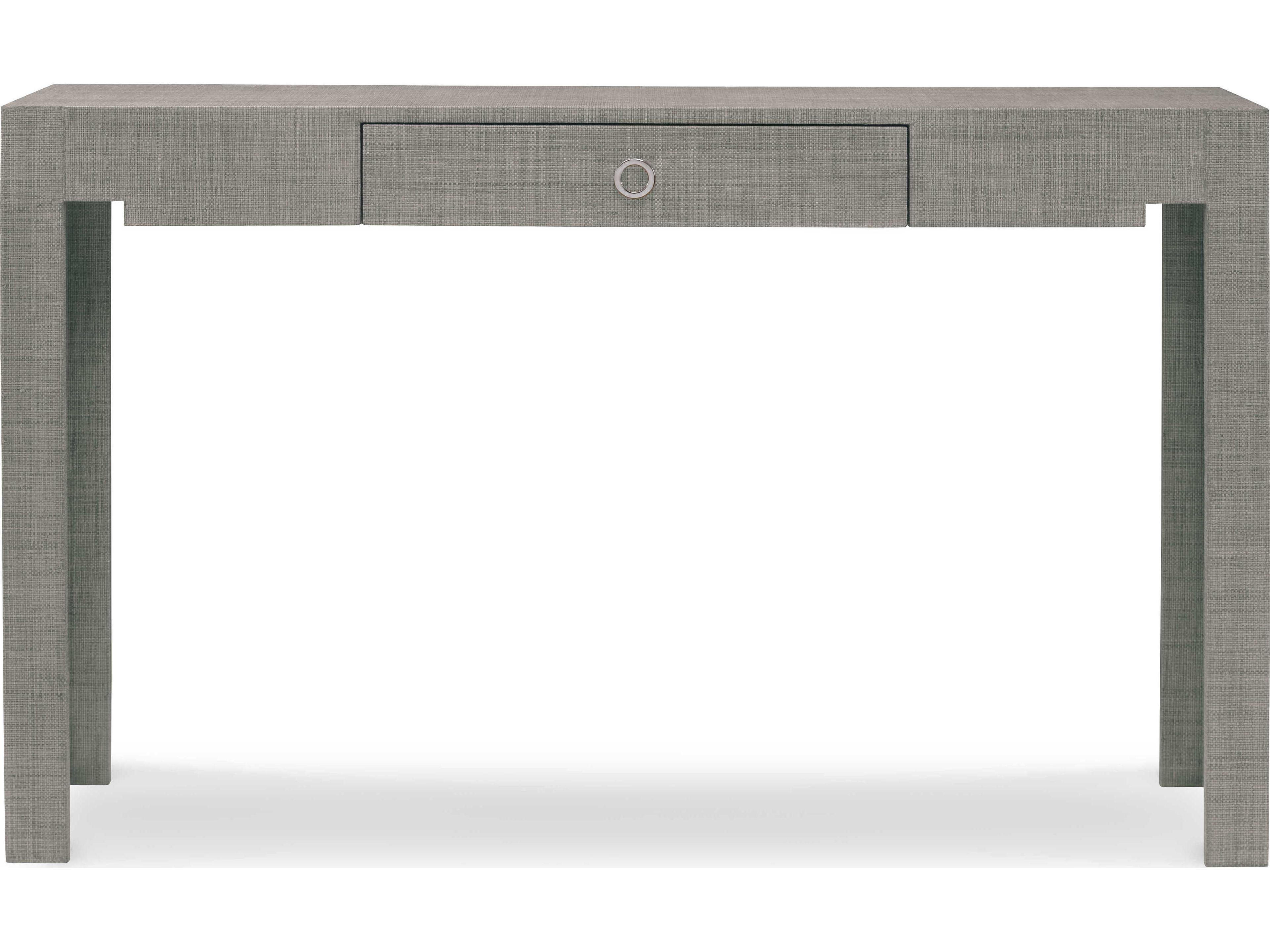 Century Furniture Curate Rectangular Glass French Grey Console Table