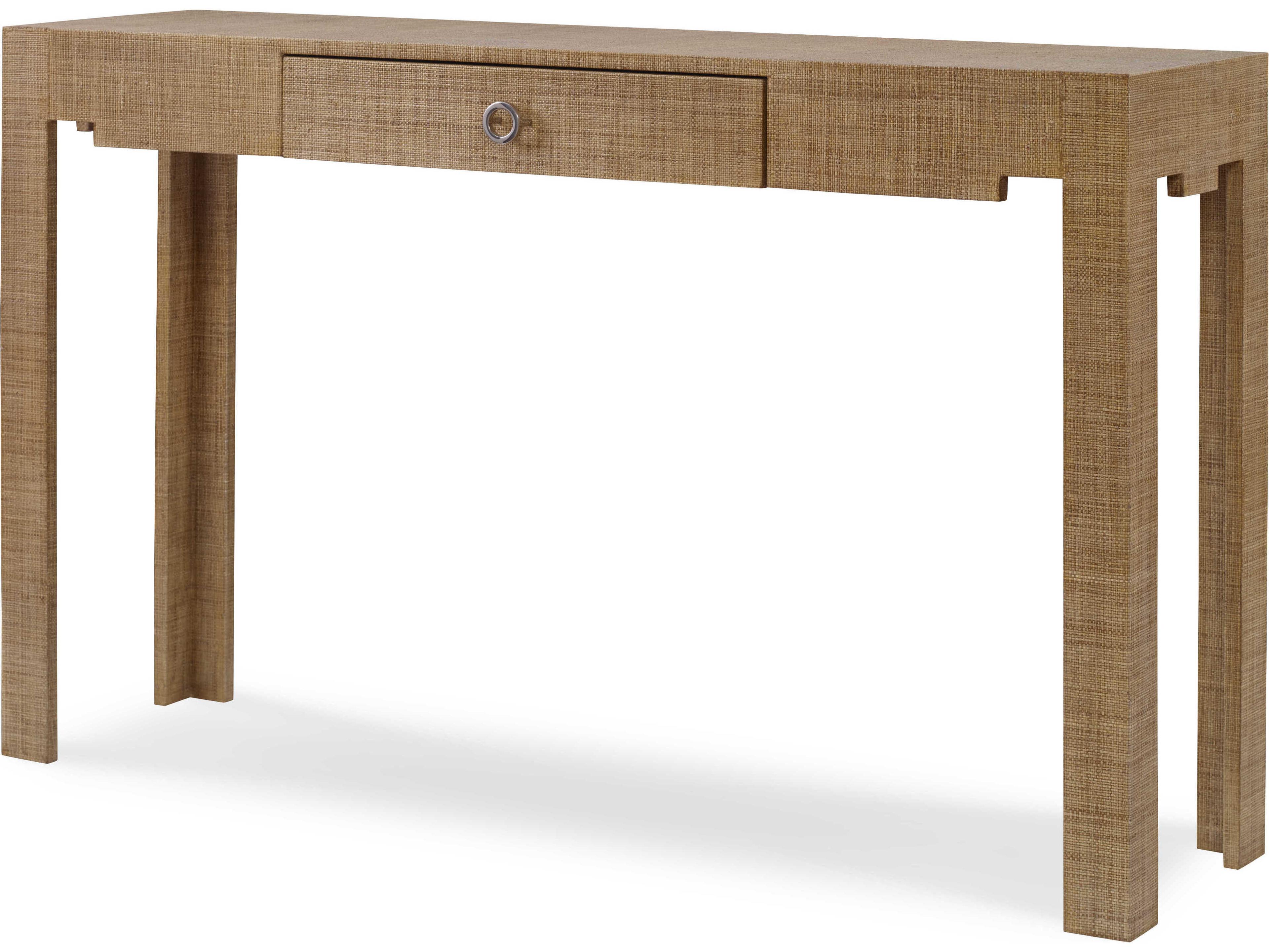 Curate Rectangular Glass Sand Console Table