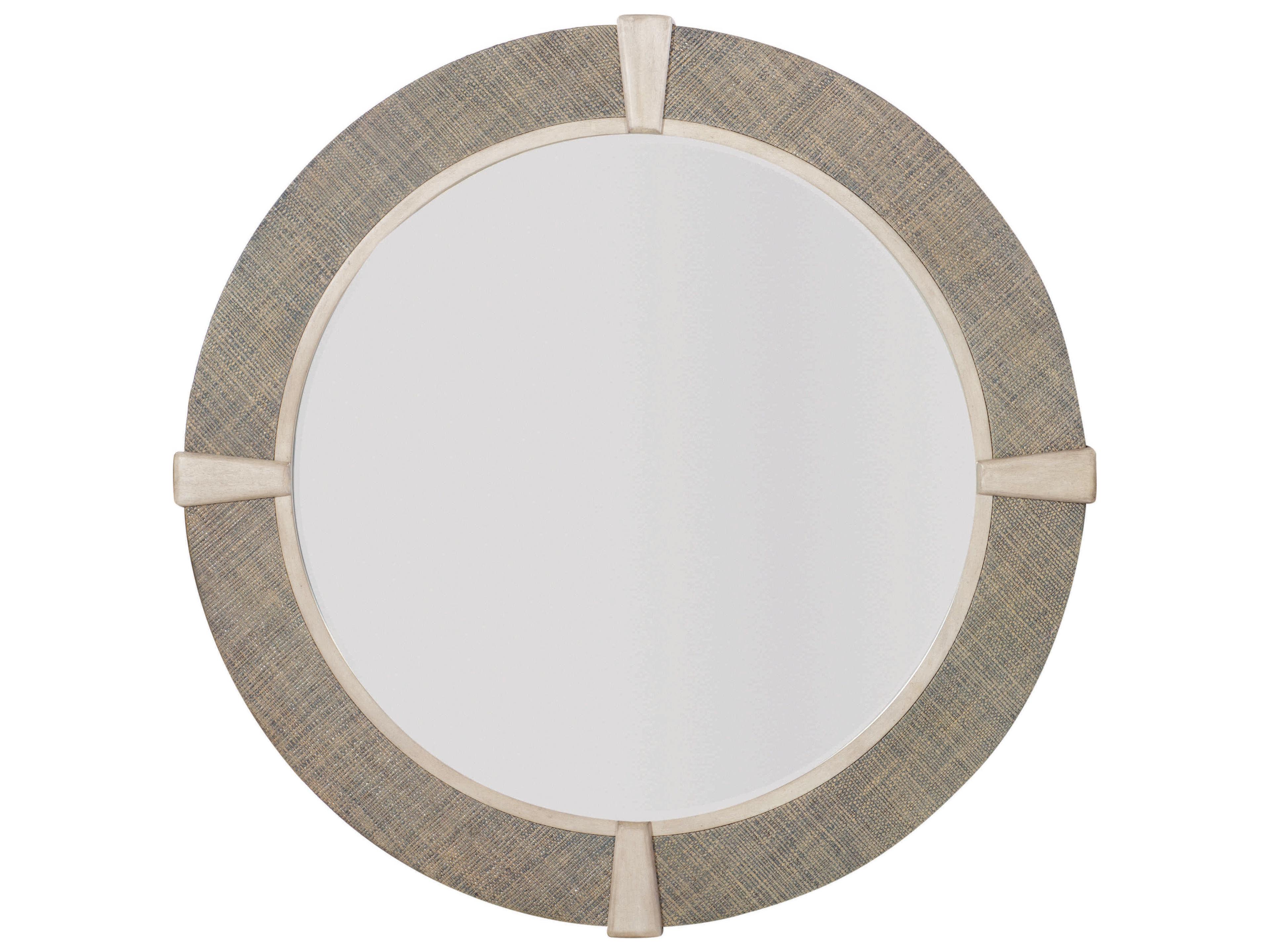Century Furniture Curate French Grey / Peninsula Round St Simons Wall Mirror
