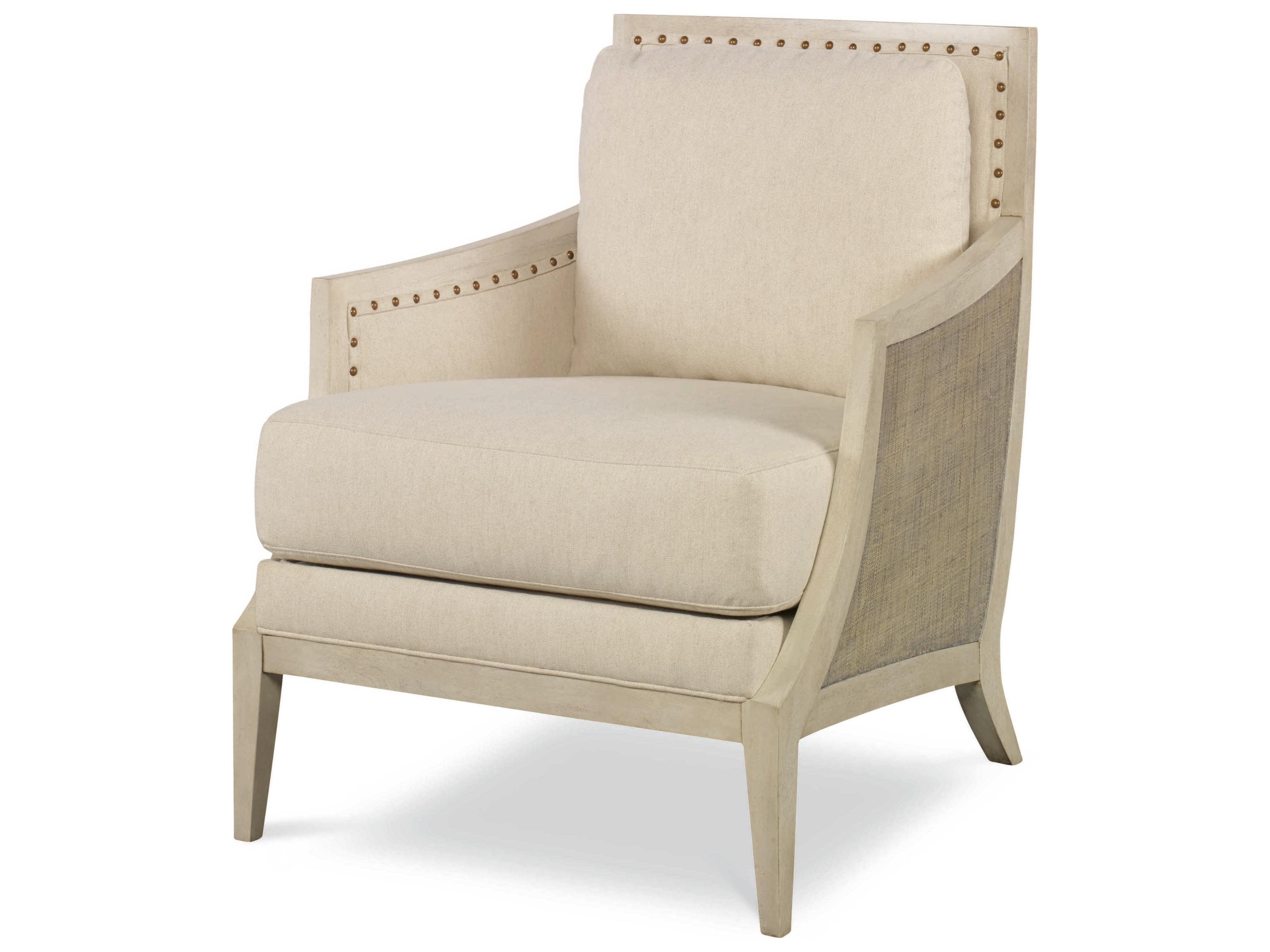 Curate Brown Fabric Accent Chair