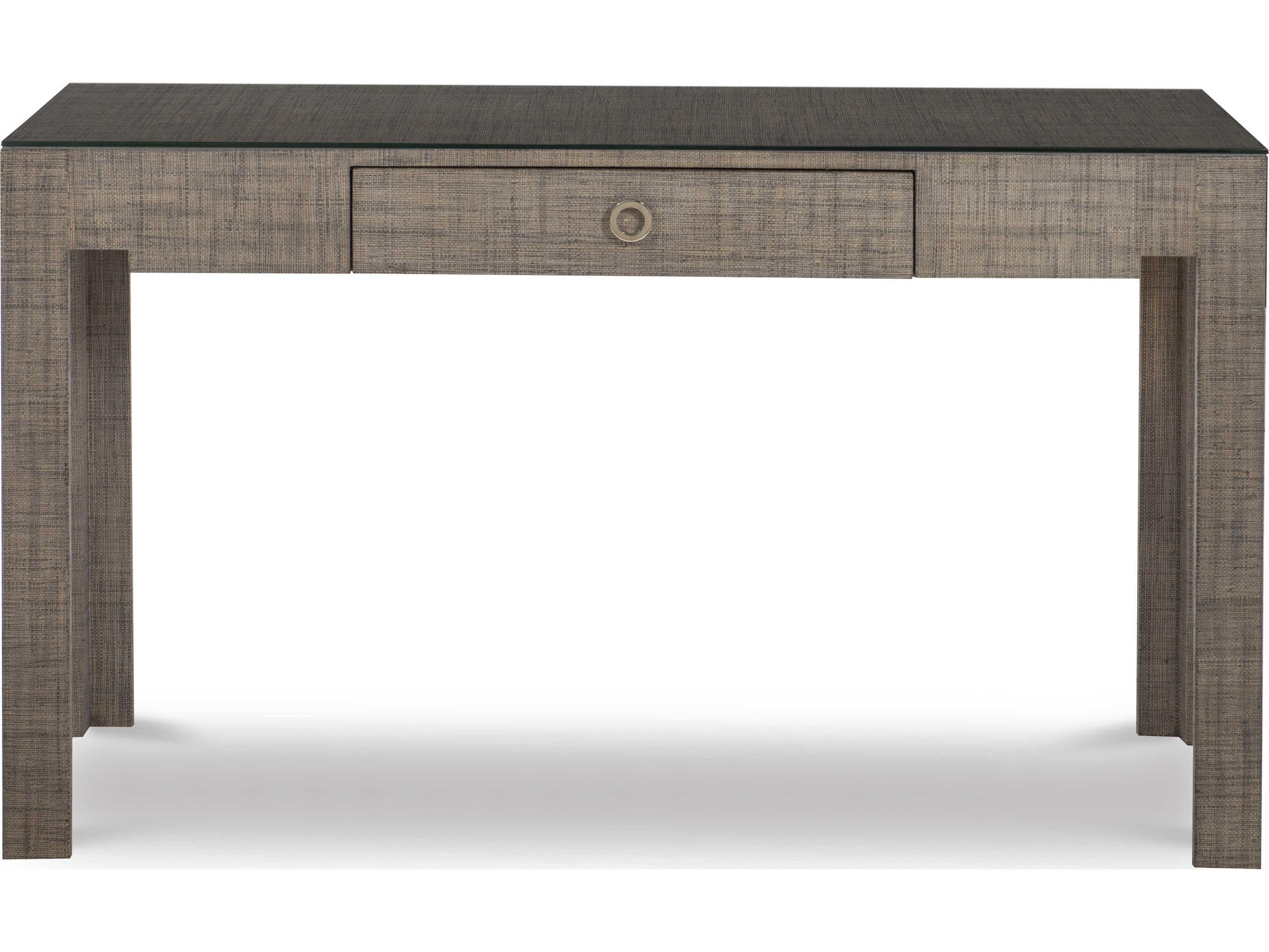 Century Furniture Curate French Grey Mahogany Wood Secretary Desk