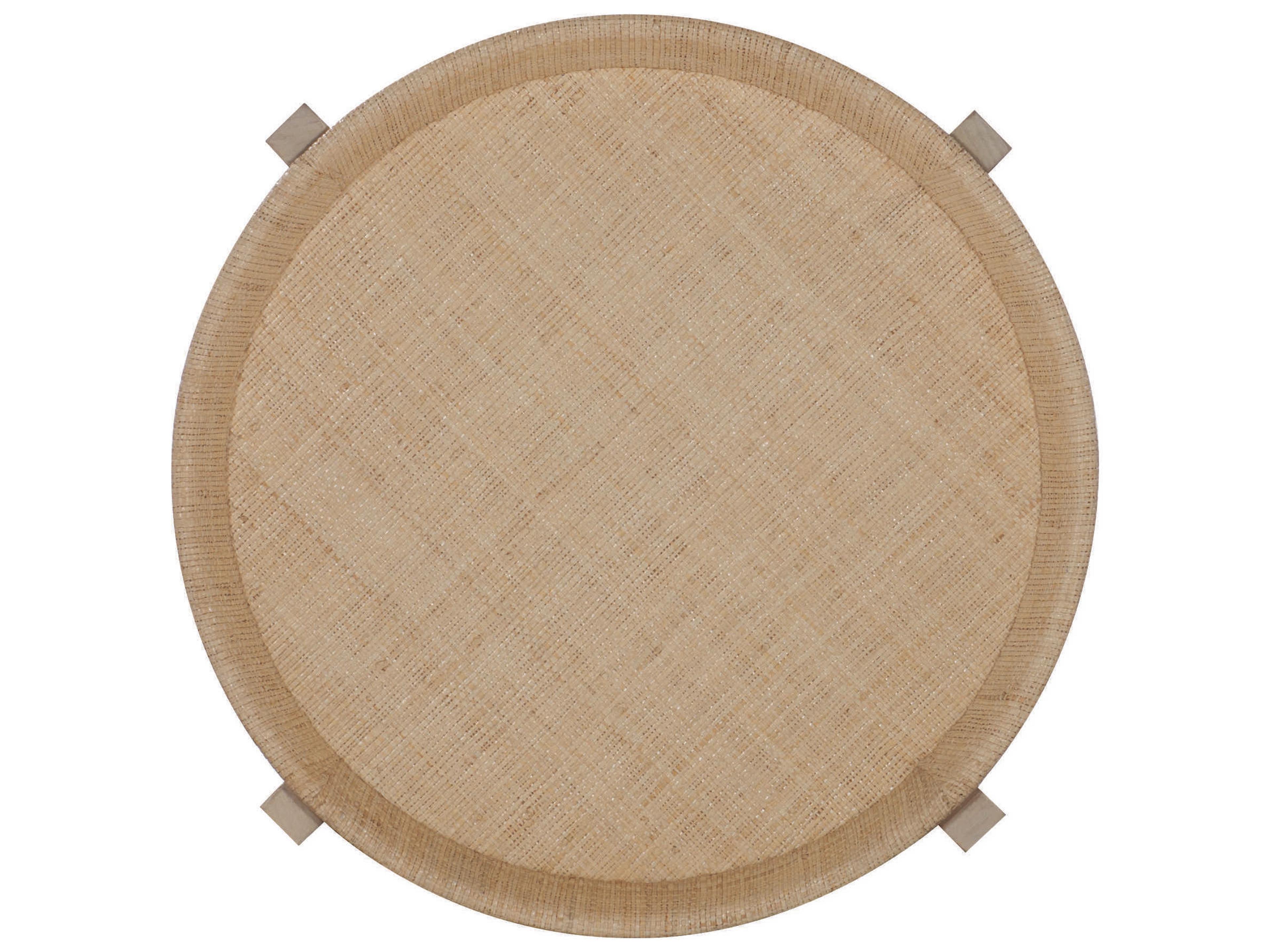 Century Furniture Curate Round Wood Peninsula End Table