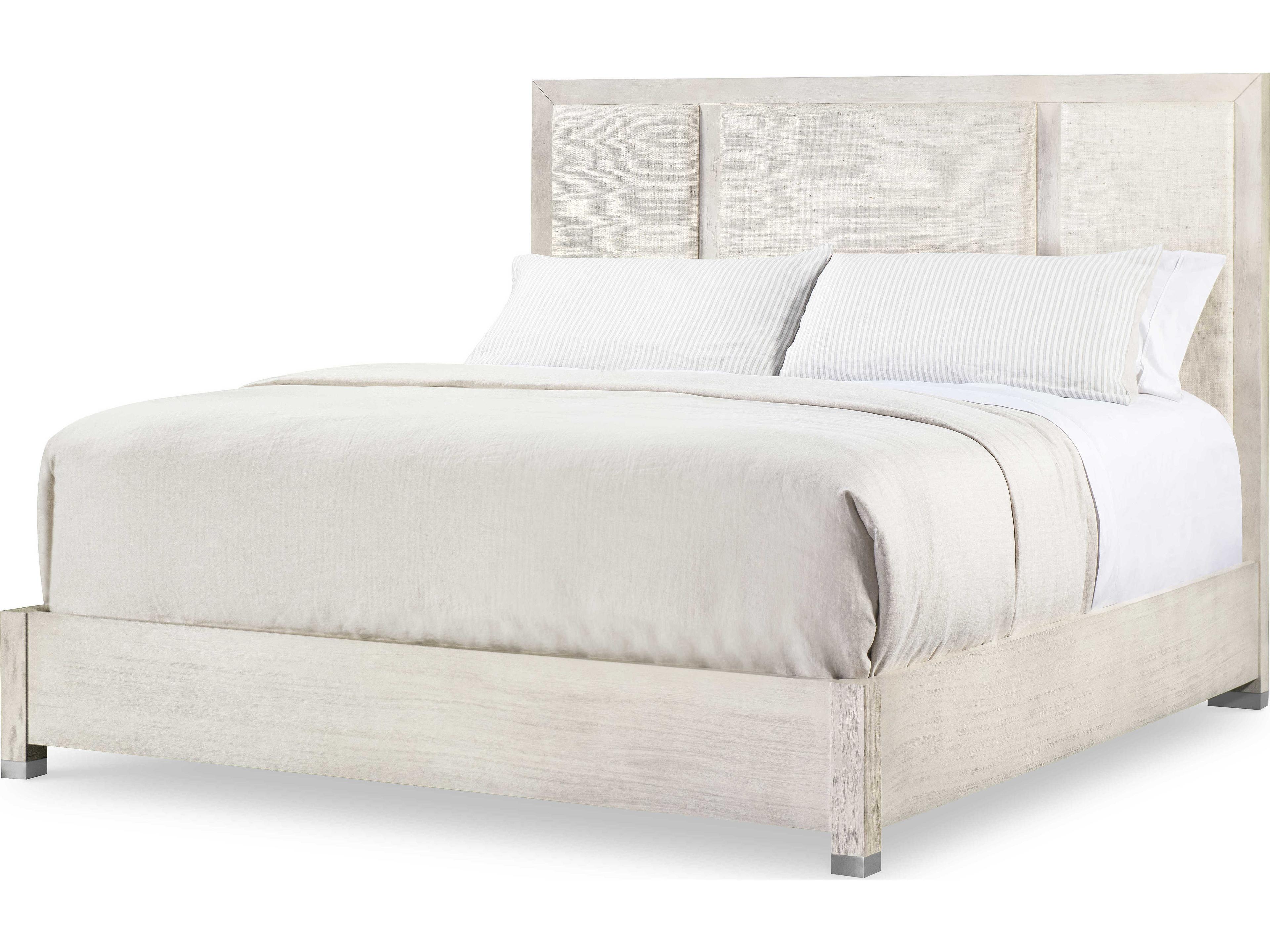 Curate White Wood King Platform Bed