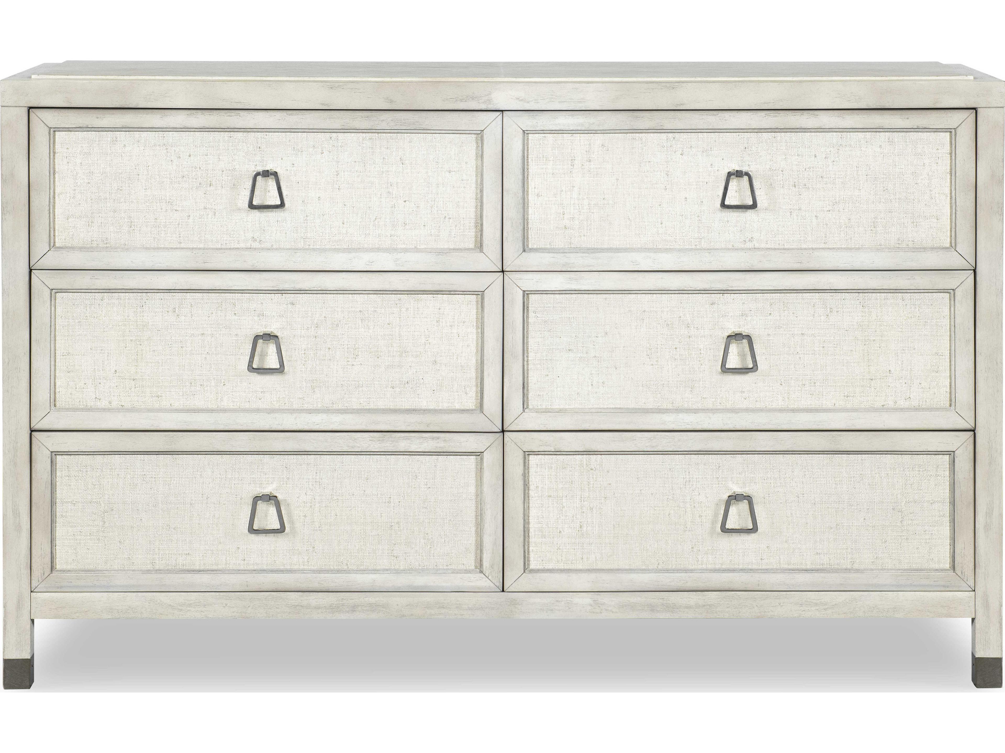Century Furniture Curate 6-Drawers White Double Dresser