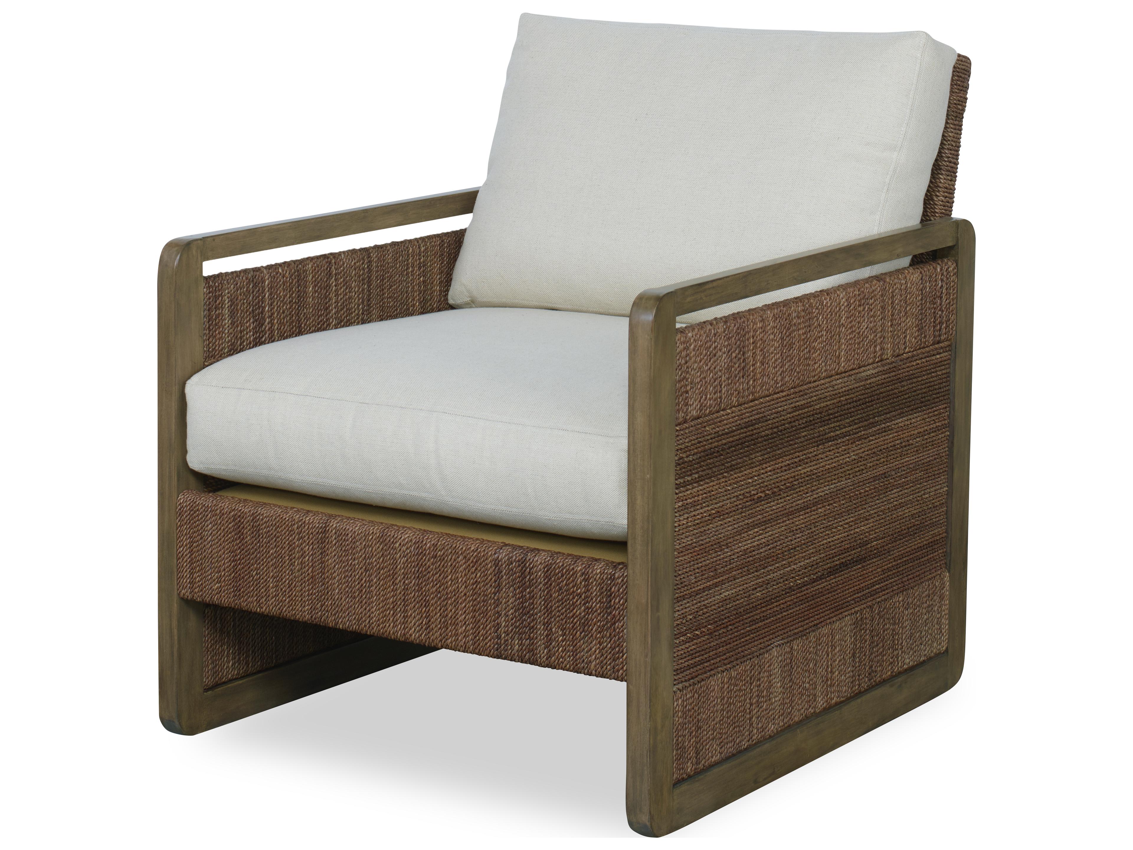 Curate Brown Fabric Accent Chair