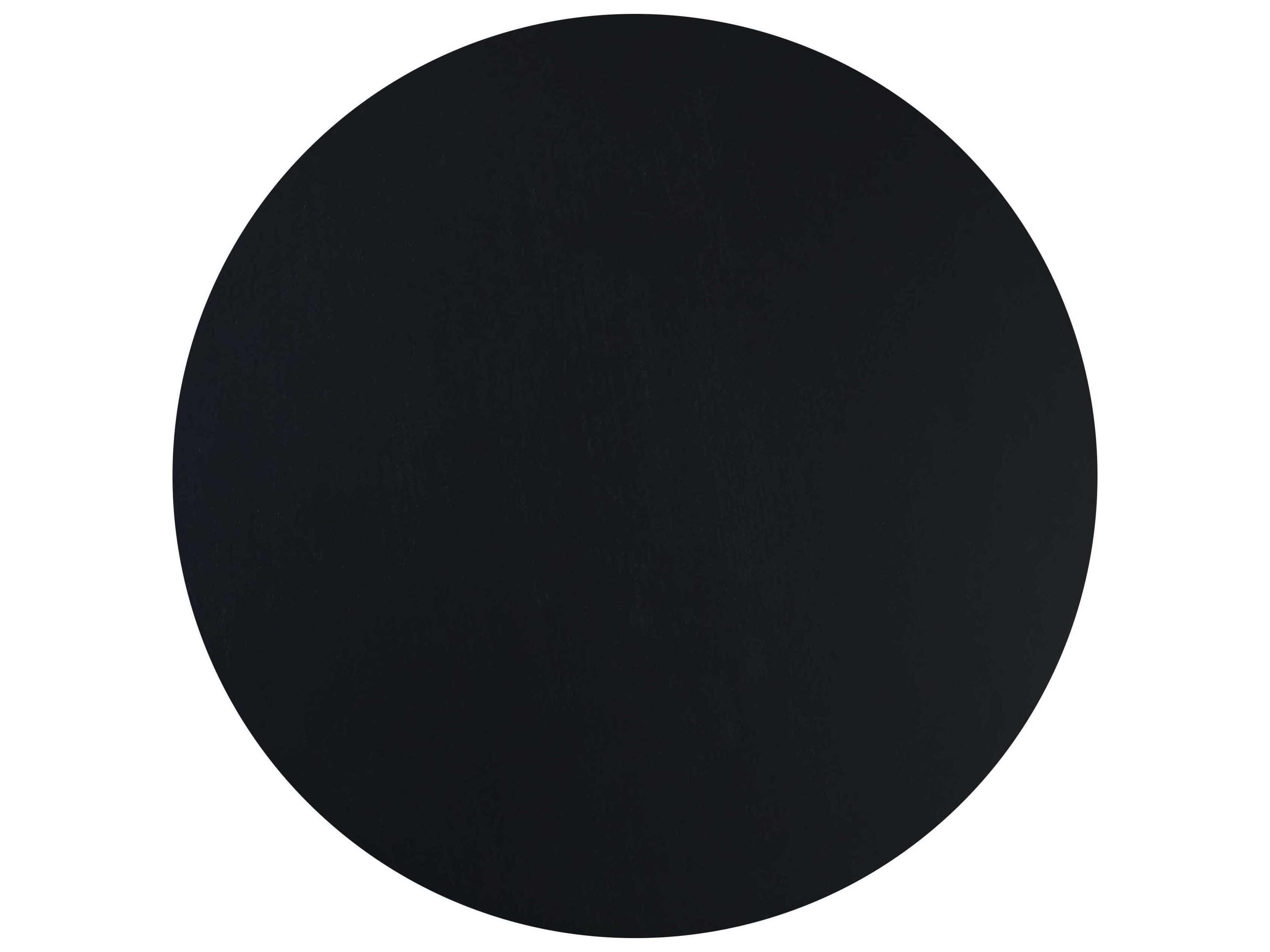 Century Furniture Curate Round Wood Natural Black End Table