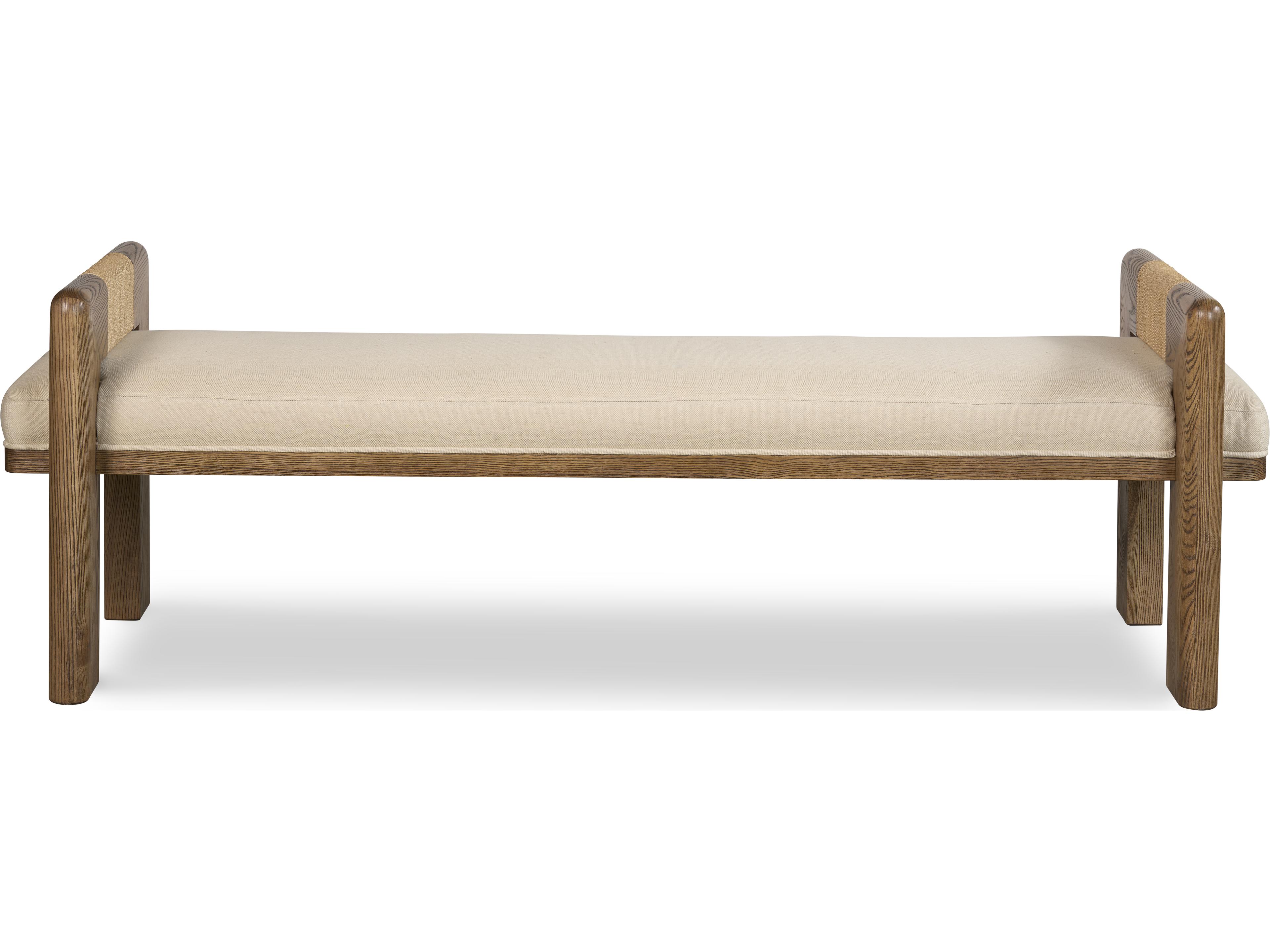 Century Furniture Curate Beige Upholstered Ottoman