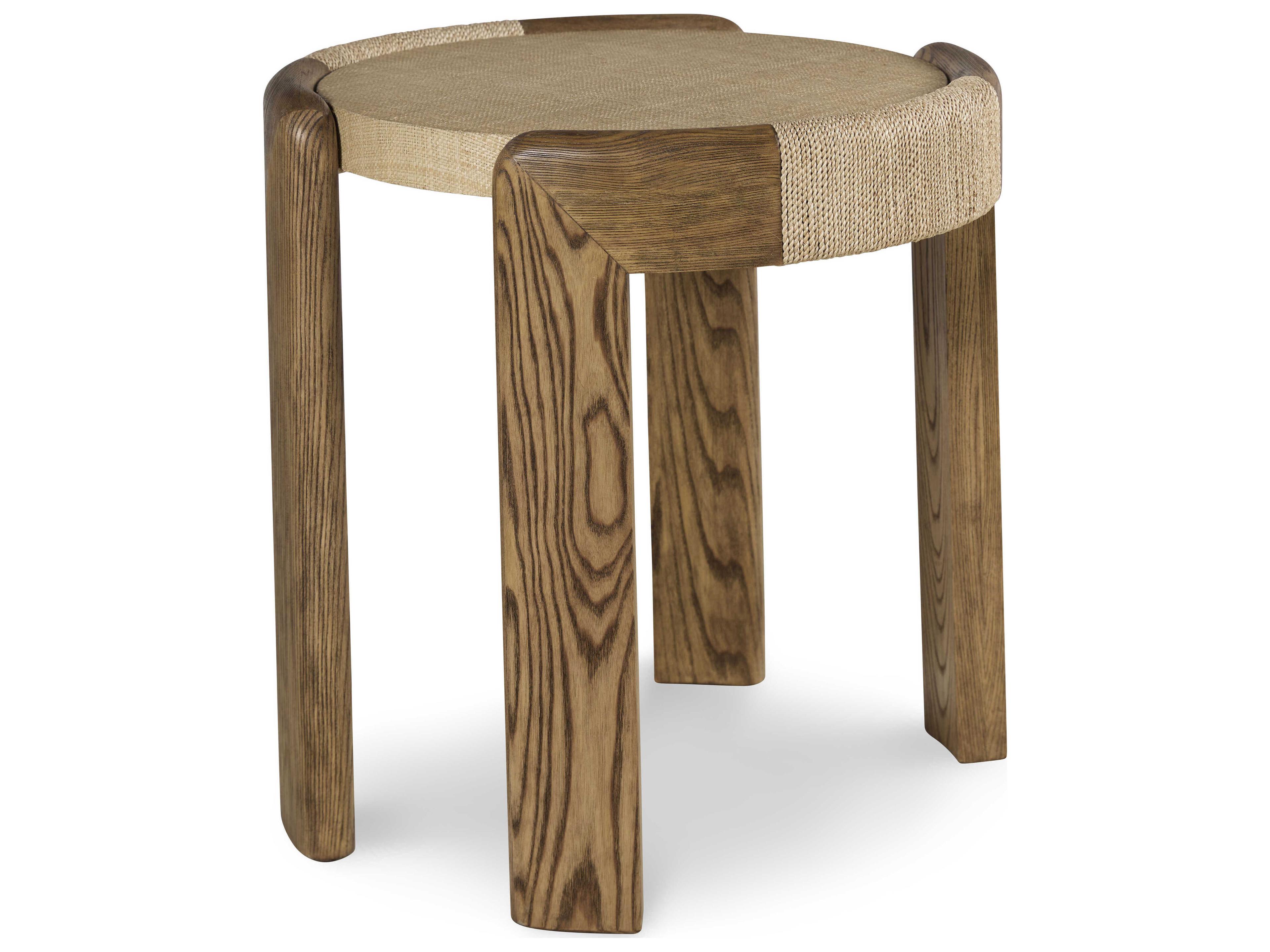 Curate Bohdi Round Rattan End Table