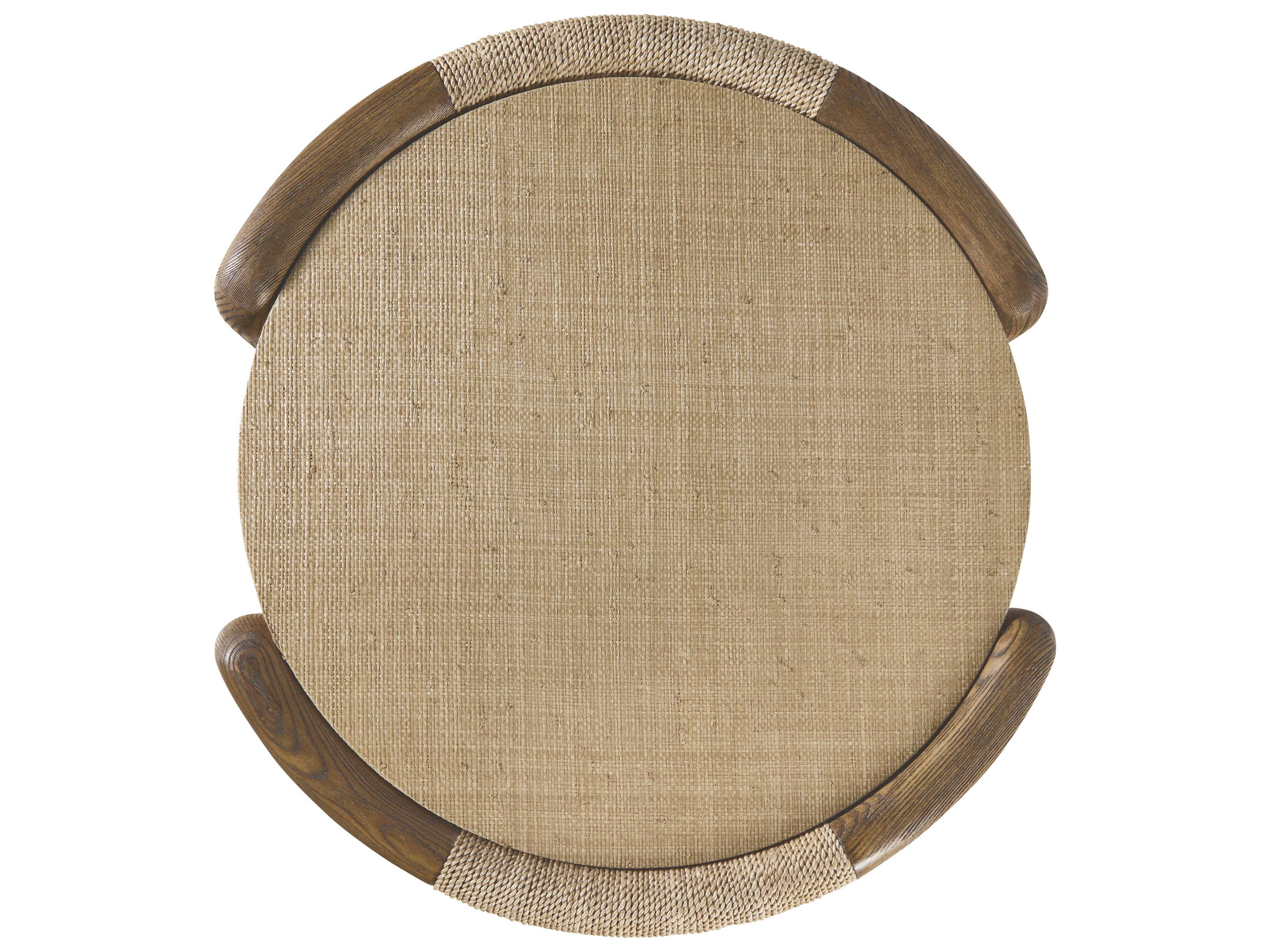 Century Furniture Curate Bohdi Round Rattan End Table