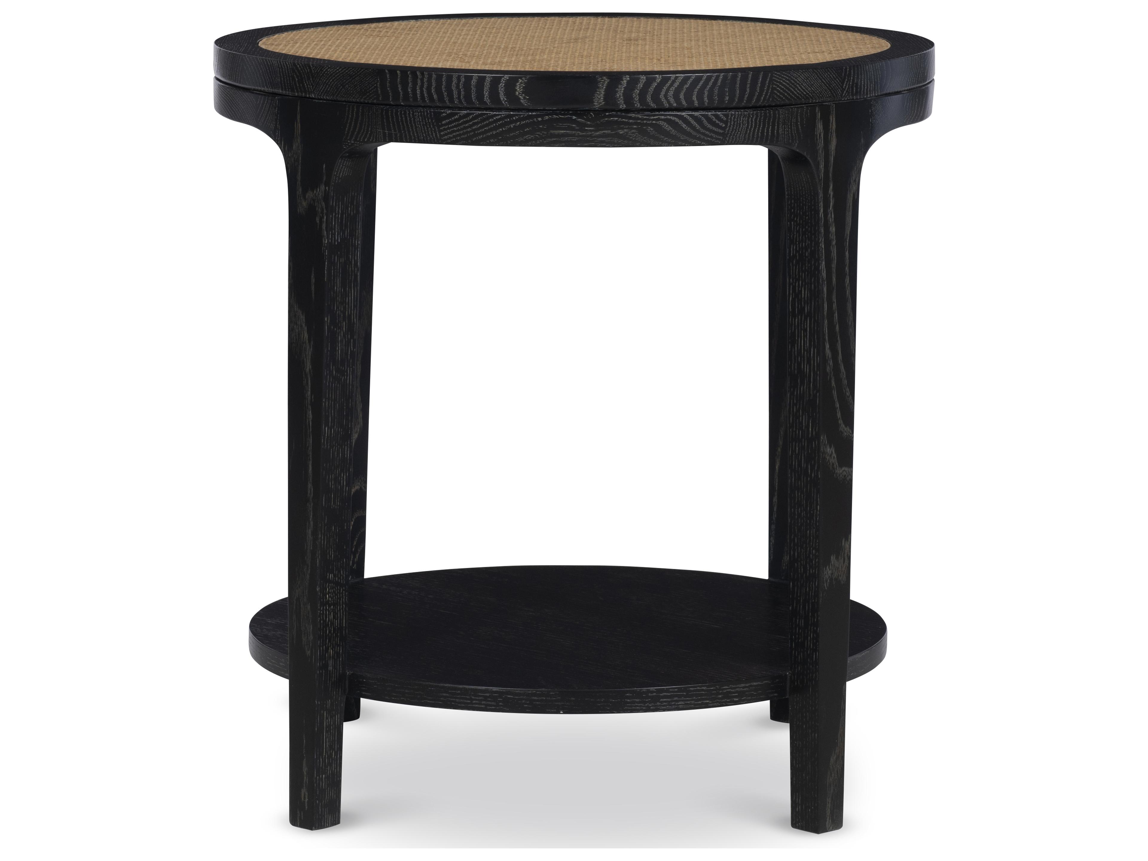 Century Furniture Curate Round Rattan End Table