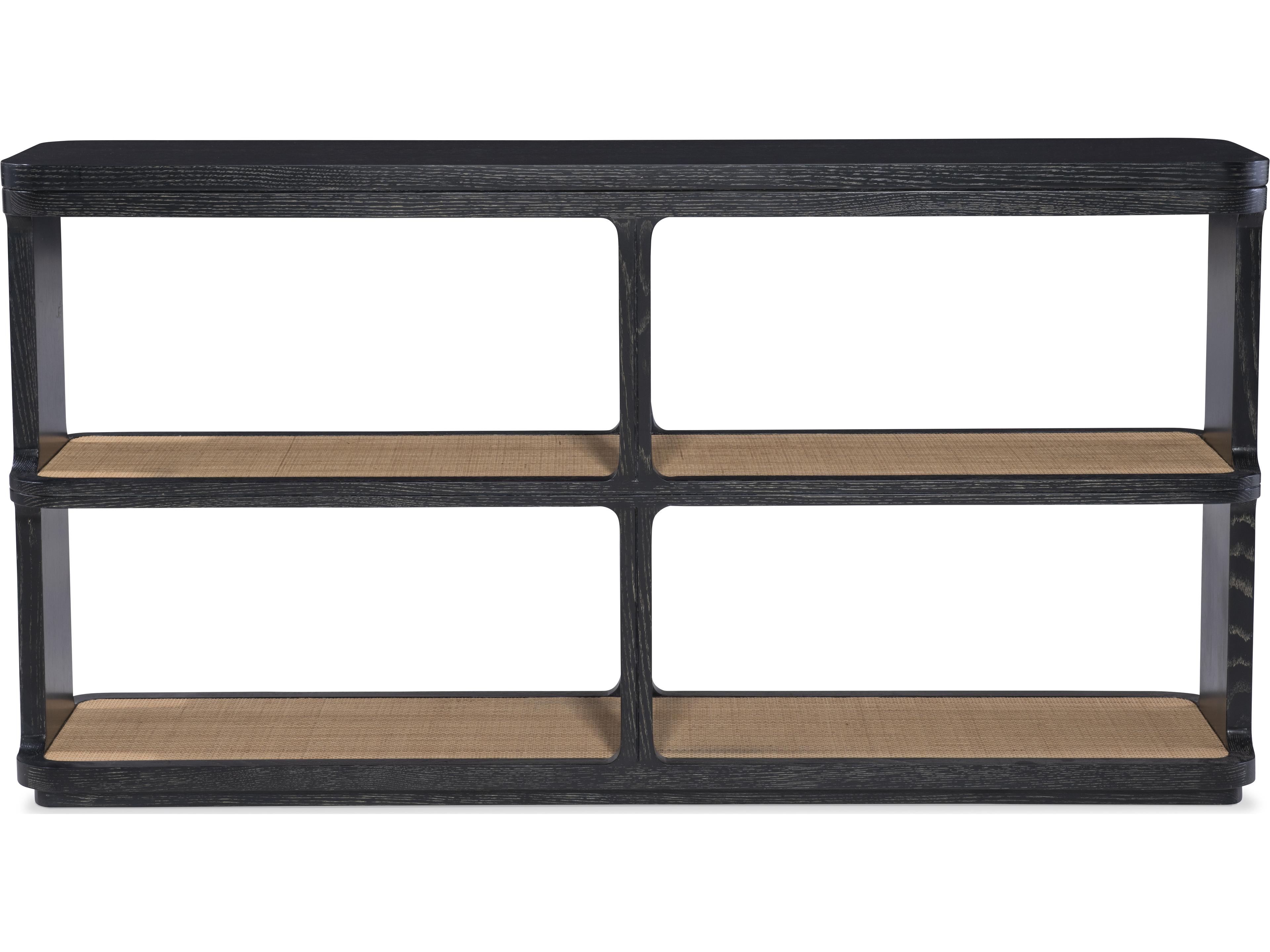 Century Furniture Curate Rectangular Rattan Console Table