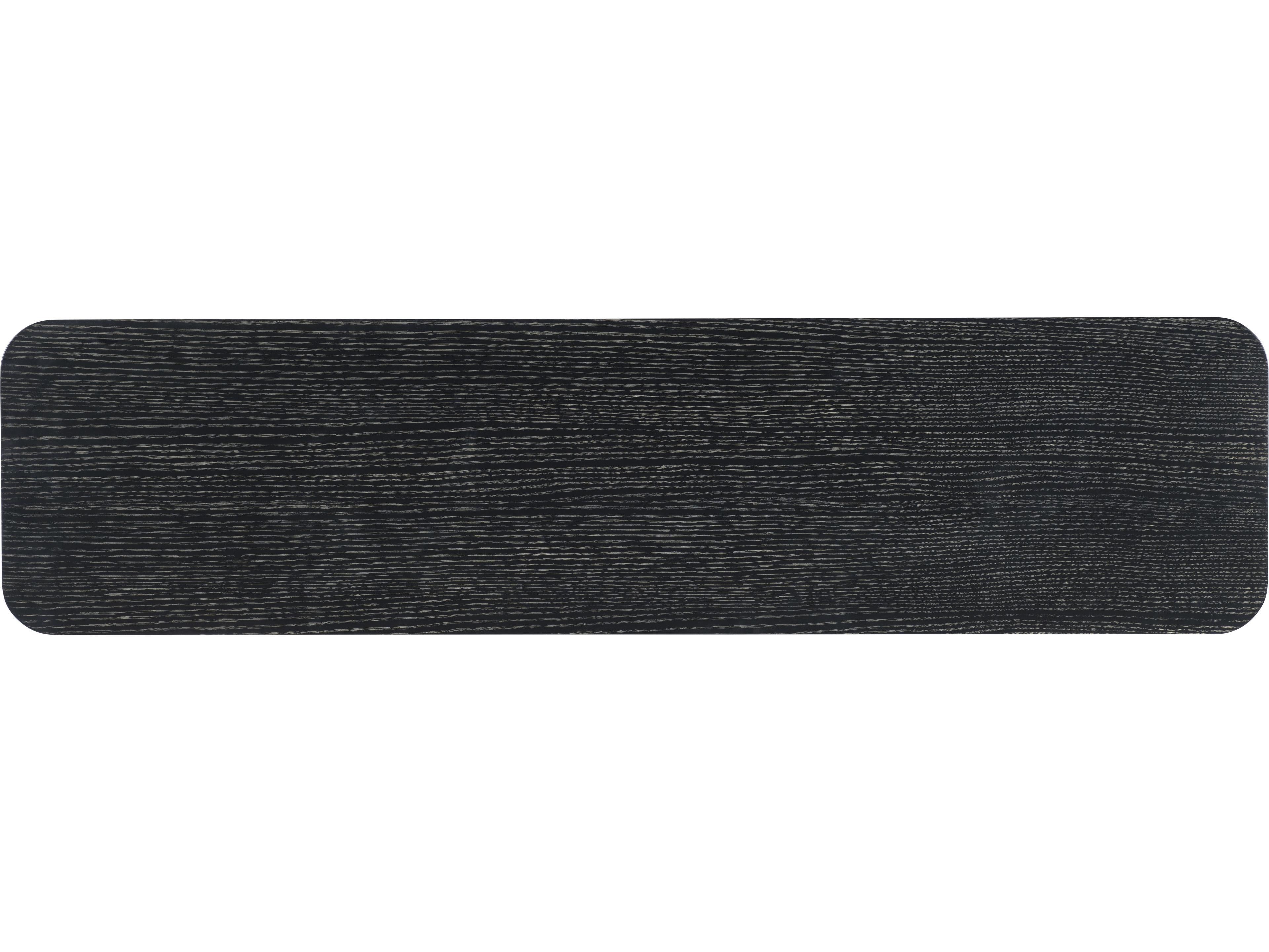 Century Furniture Curate Rectangular Rattan Console Table