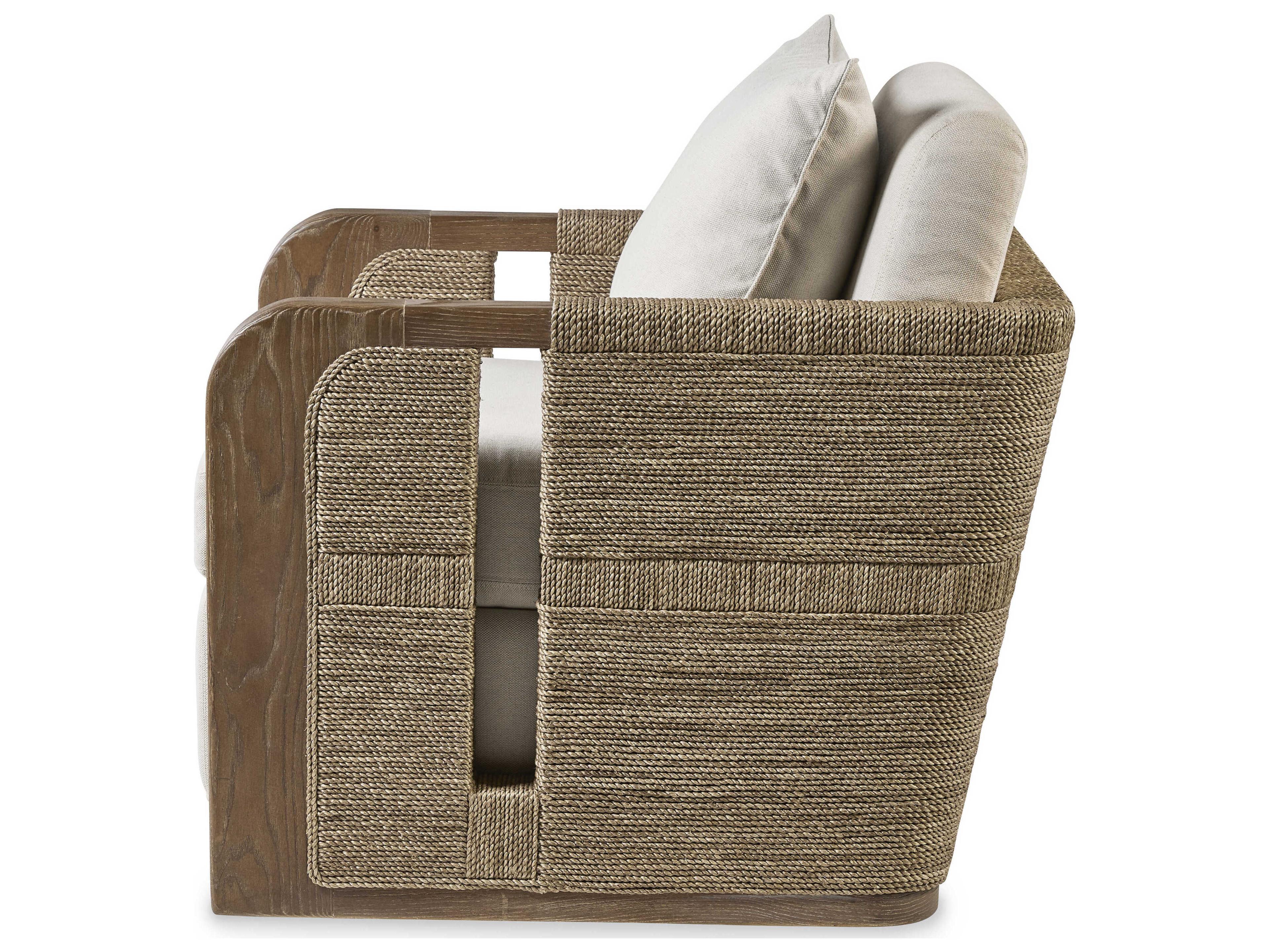 Century Furniture Curate Tessuto Brown Accent Chair