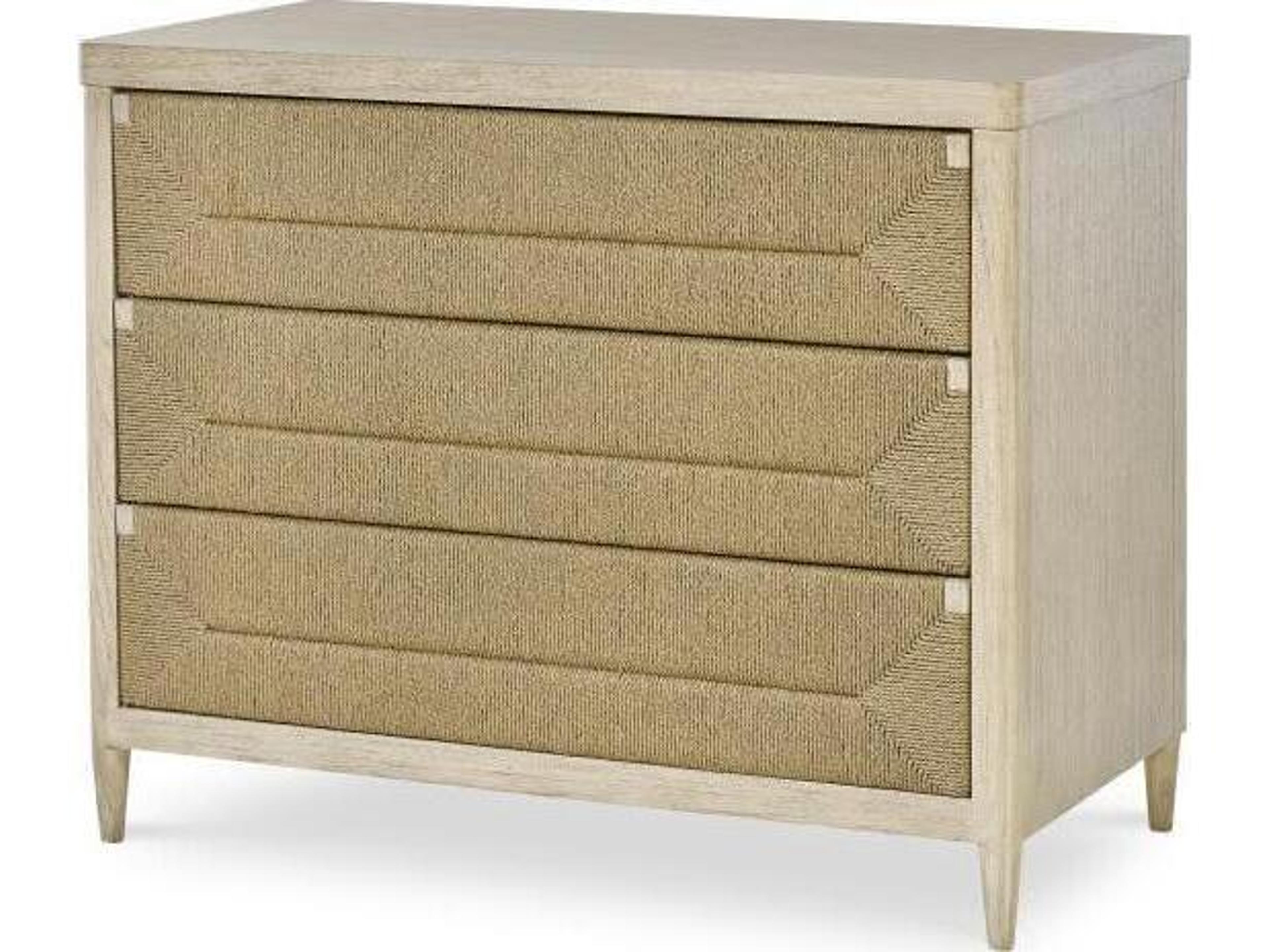 Curate 3-Drawers Beige Mindi Wood Dresser