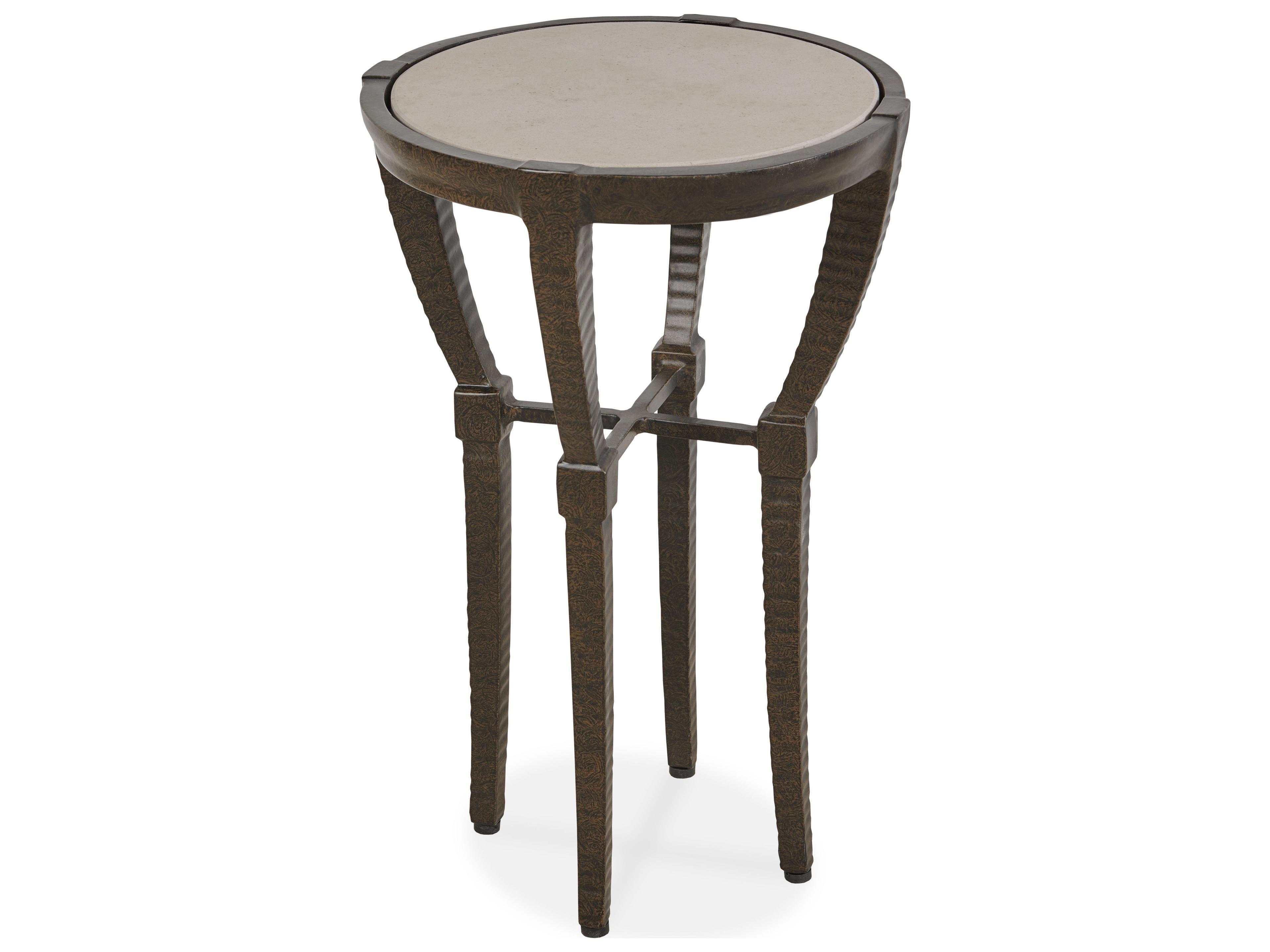 Century Furniture Andalusia Round Stone Cordoba End Table