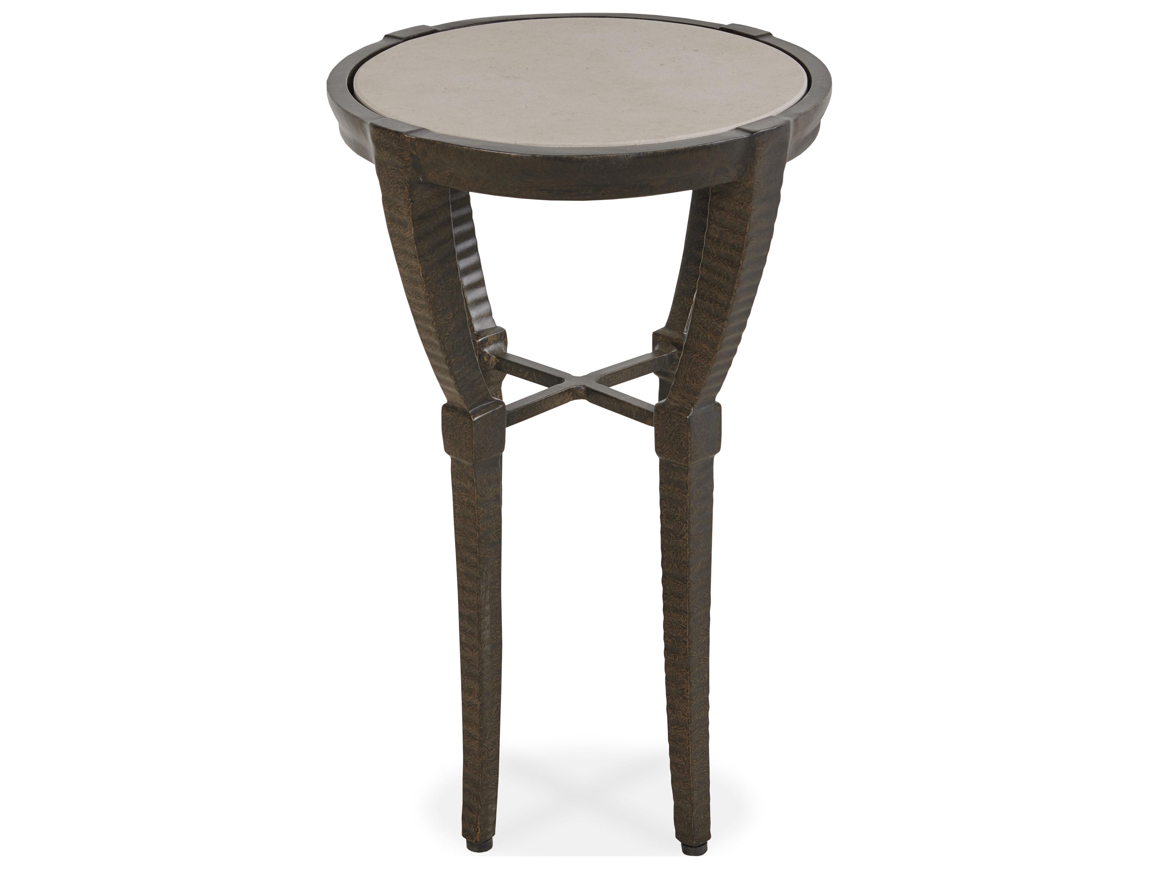 Century Furniture Andalusia Round Stone Cordoba End Table
