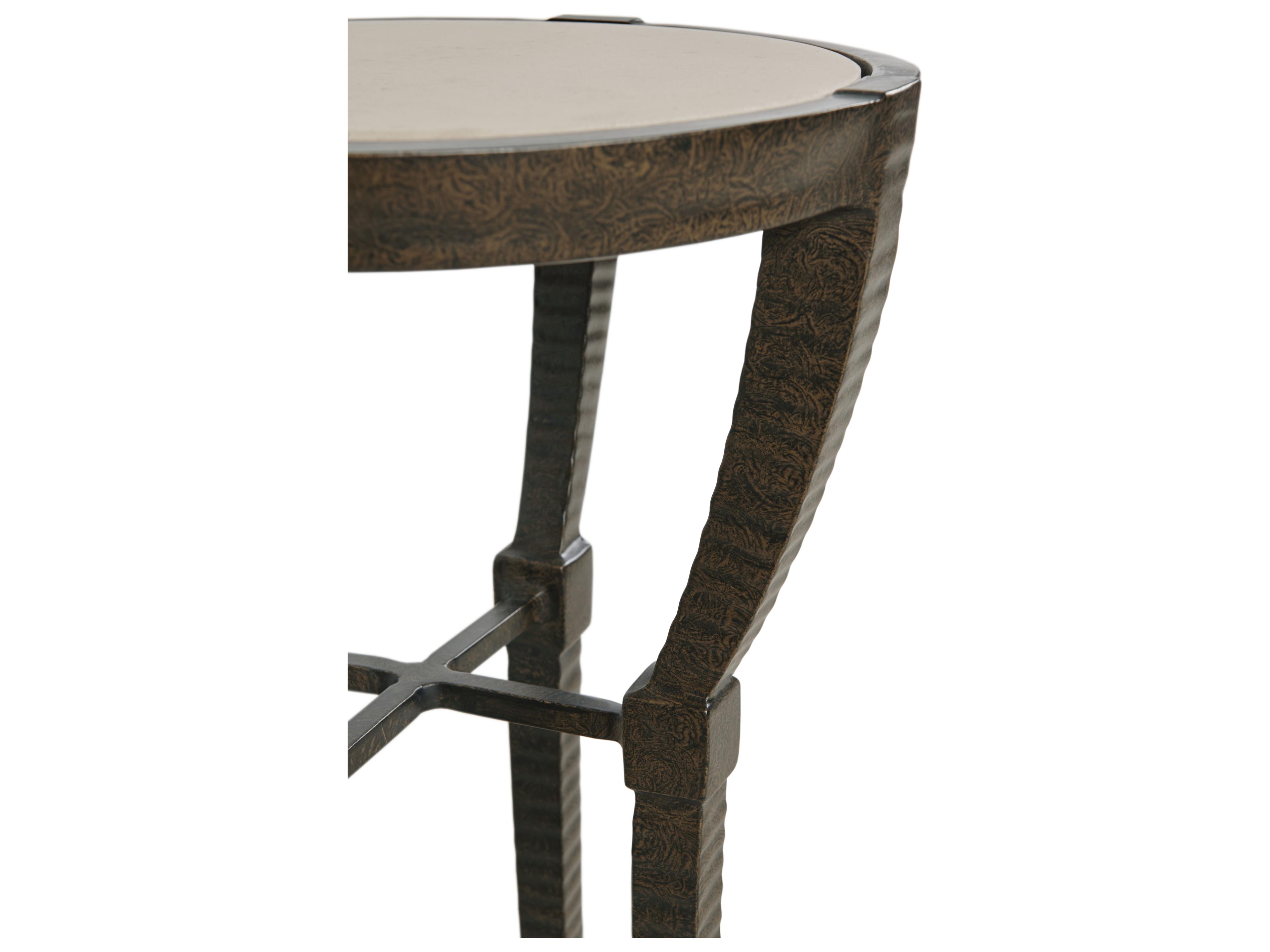 Century Furniture Andalusia Round Stone Cordoba End Table