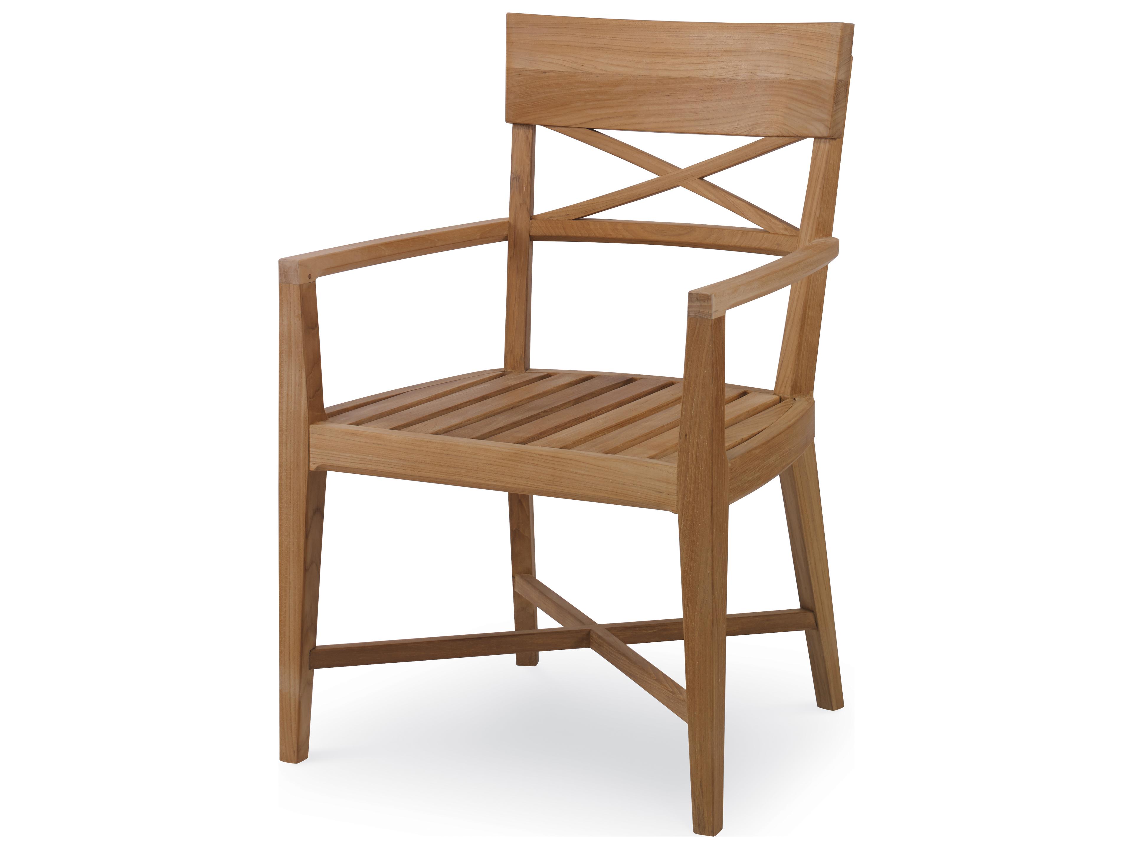 West Bay (d43) Teak Wood Oak Arm Dining Chair