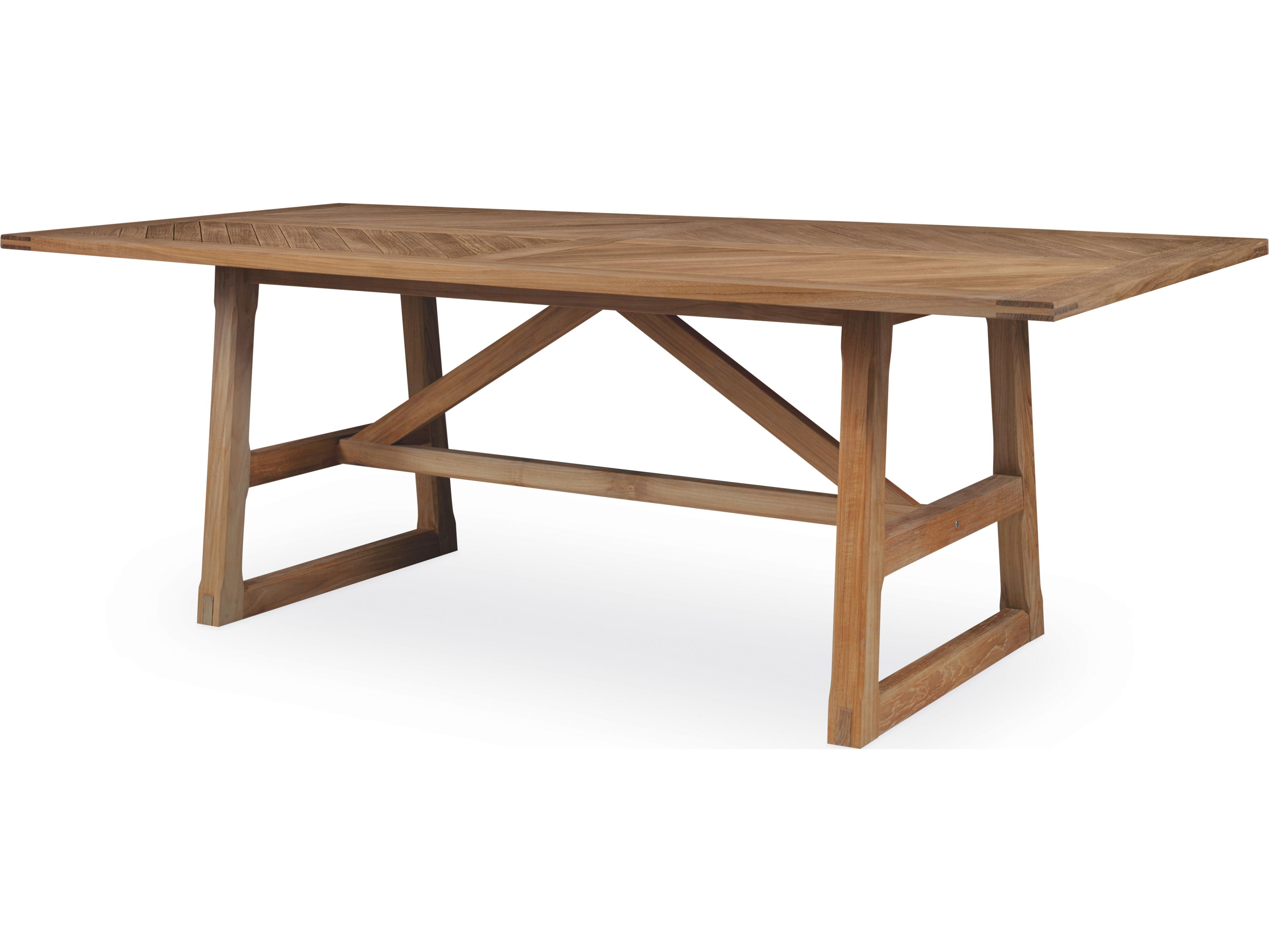 West Bay (d Rectangular Wood Natural Dining Table