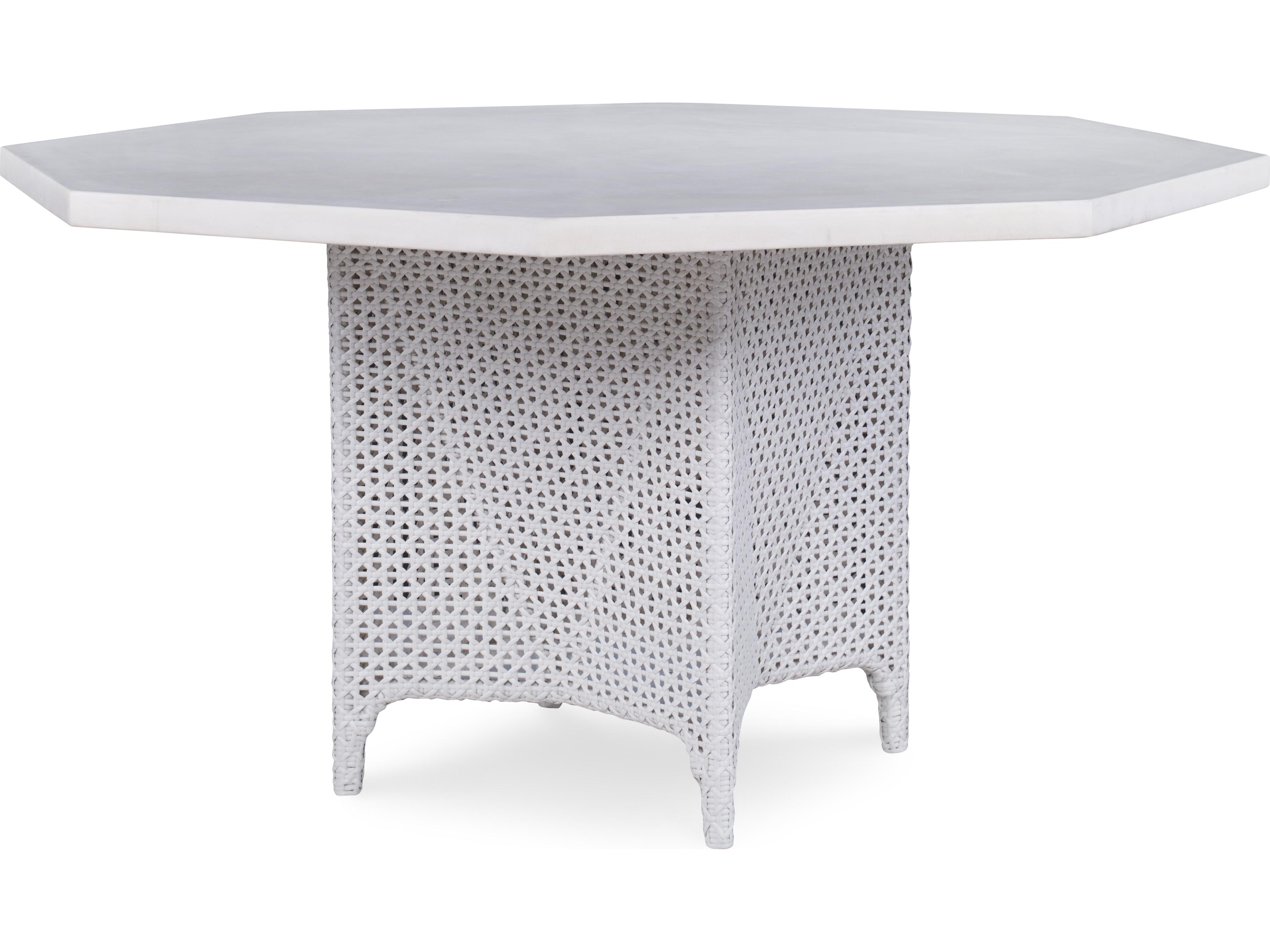 Tangier Round Wicker Natural Dining Table