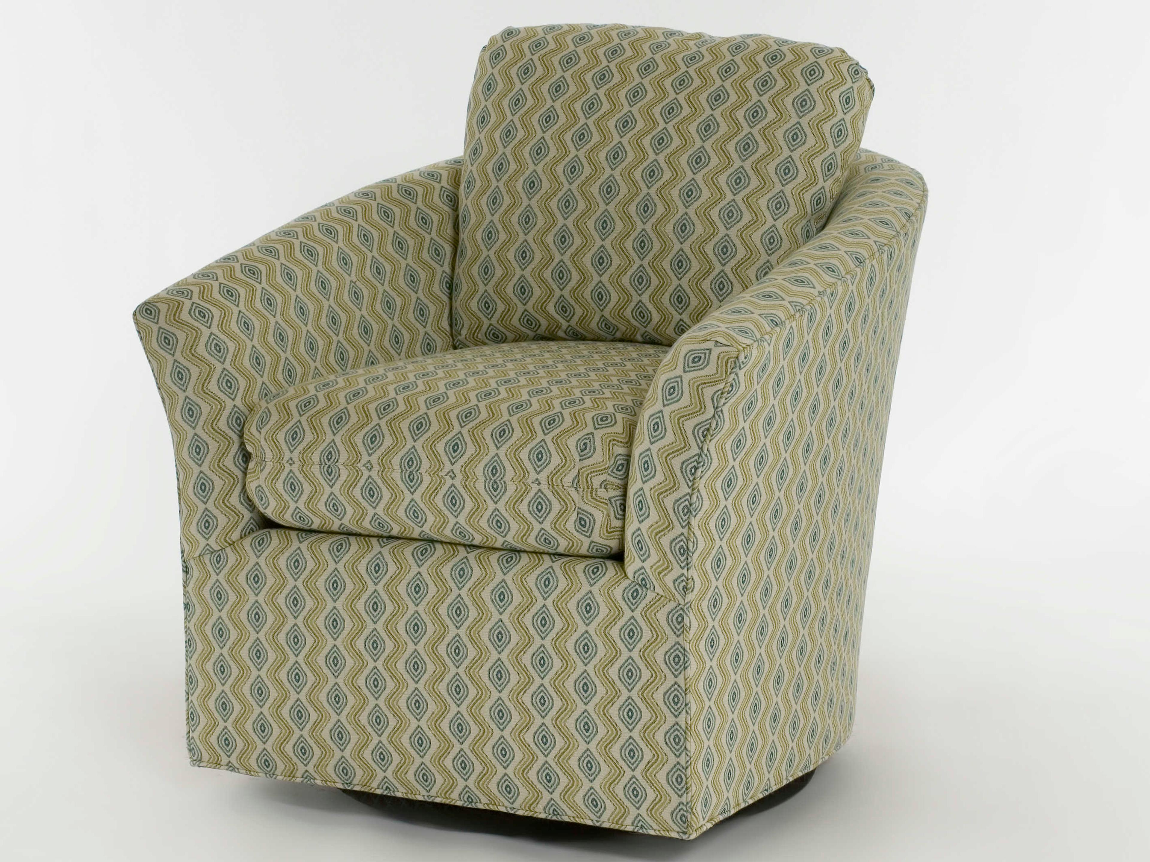 Century Furniture Swivel Fabric Accent Chair