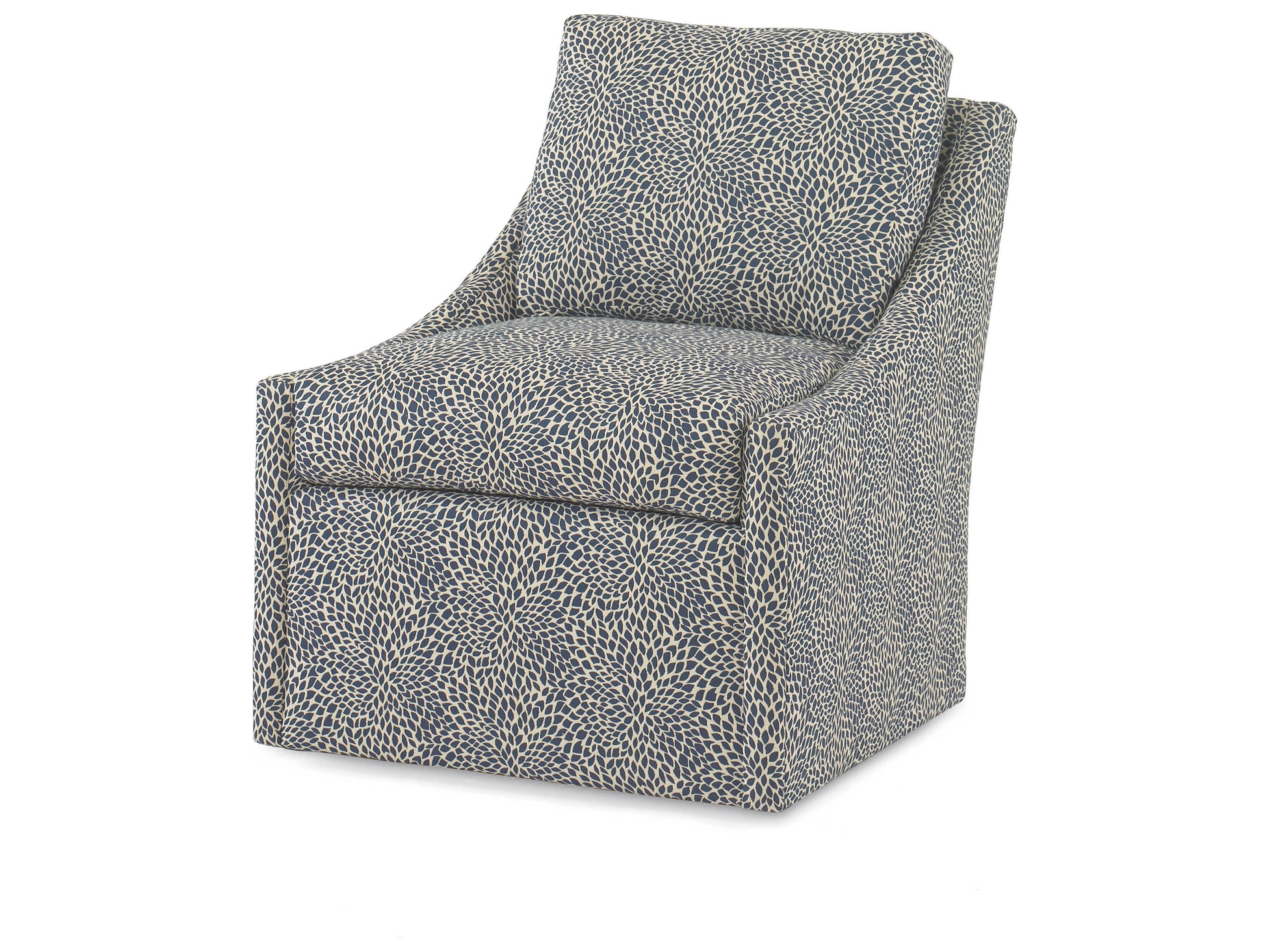 Century Furniture Swivel Fabric Accent Chair