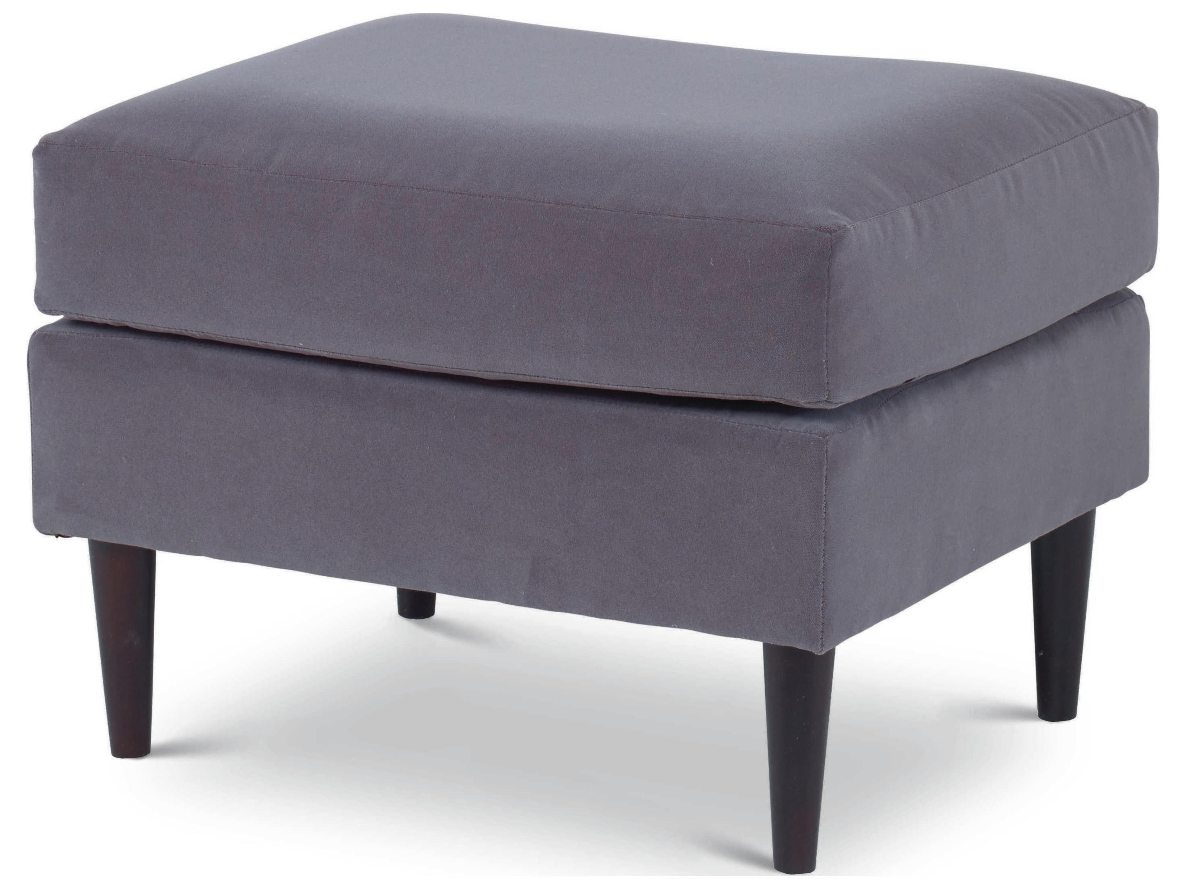 Espresso Upholstered Ottoman