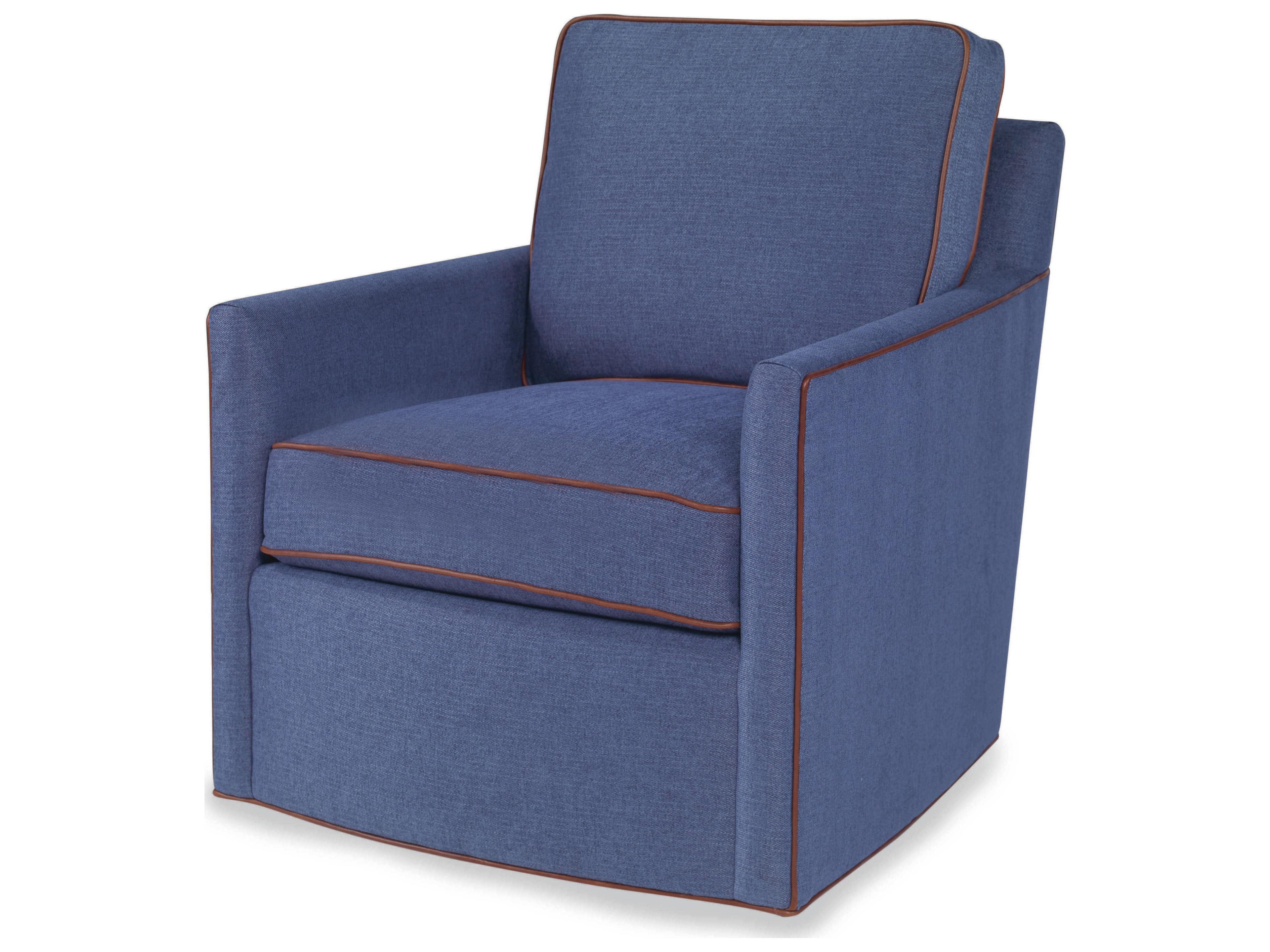 Century Furniture Swivel Fabric Accent Chair