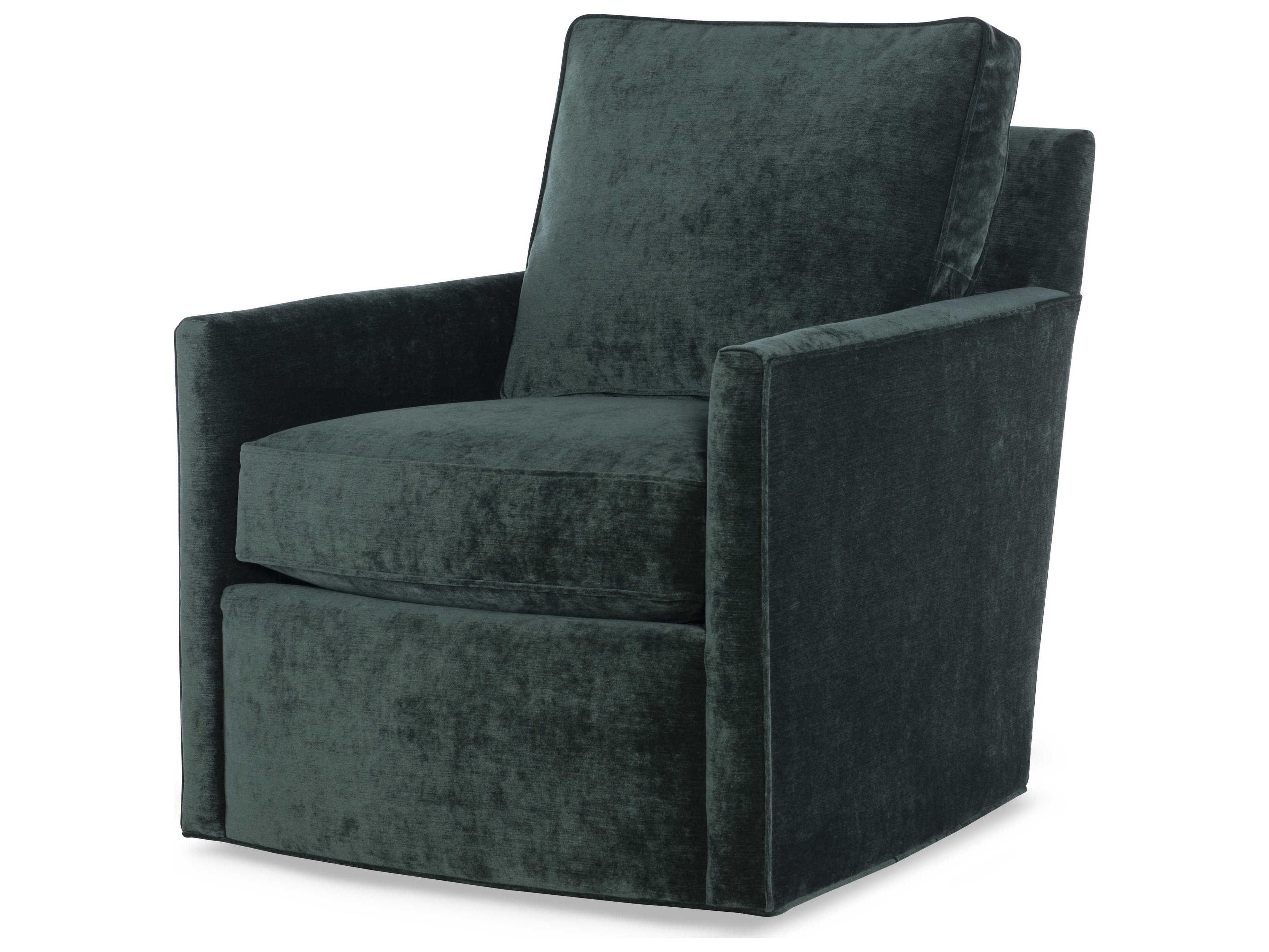 Century Furniture Swivel Fabric Accent Chair
