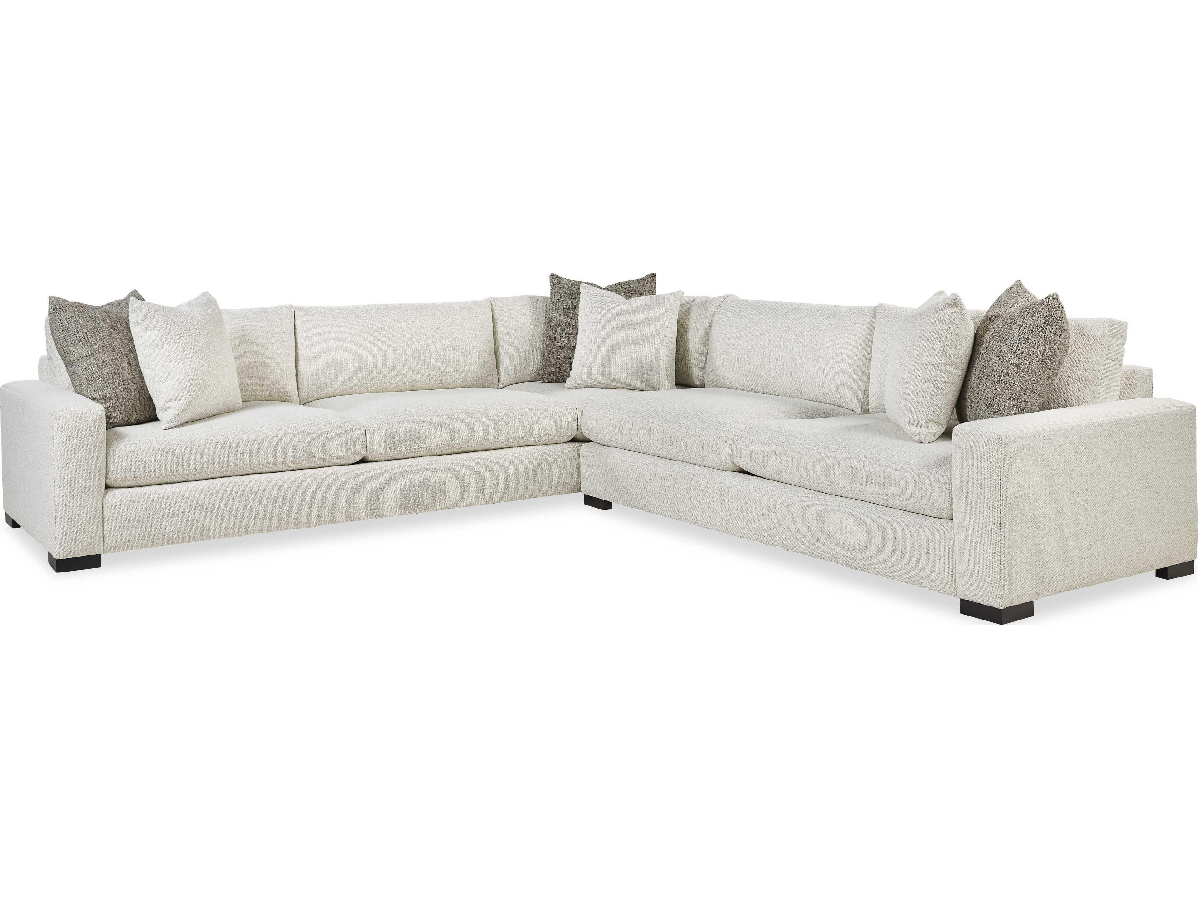 Century Furniture Home Elegance Great Room White Upholstered Sectional Sofa