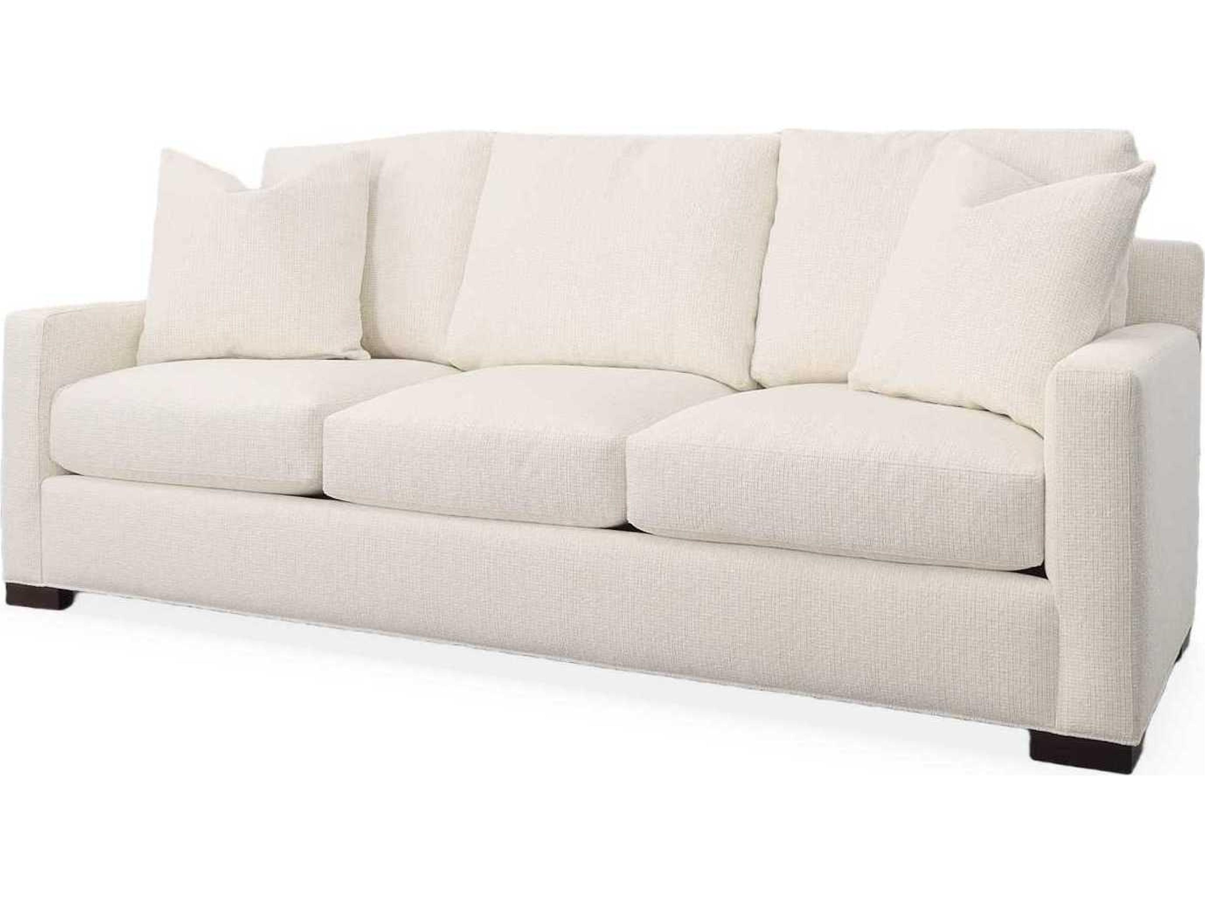 Home Elegance Charlotte White Upholstered Sofa
