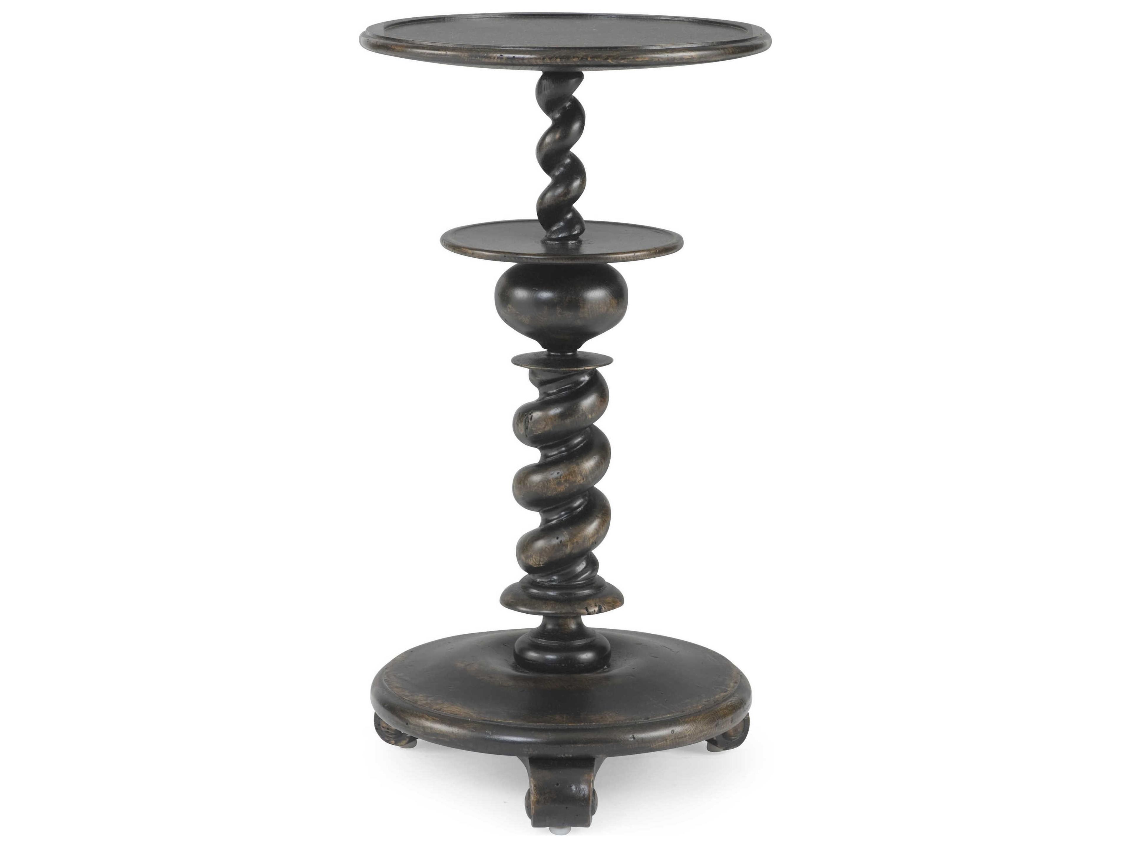 Monarch Round Wood End Table