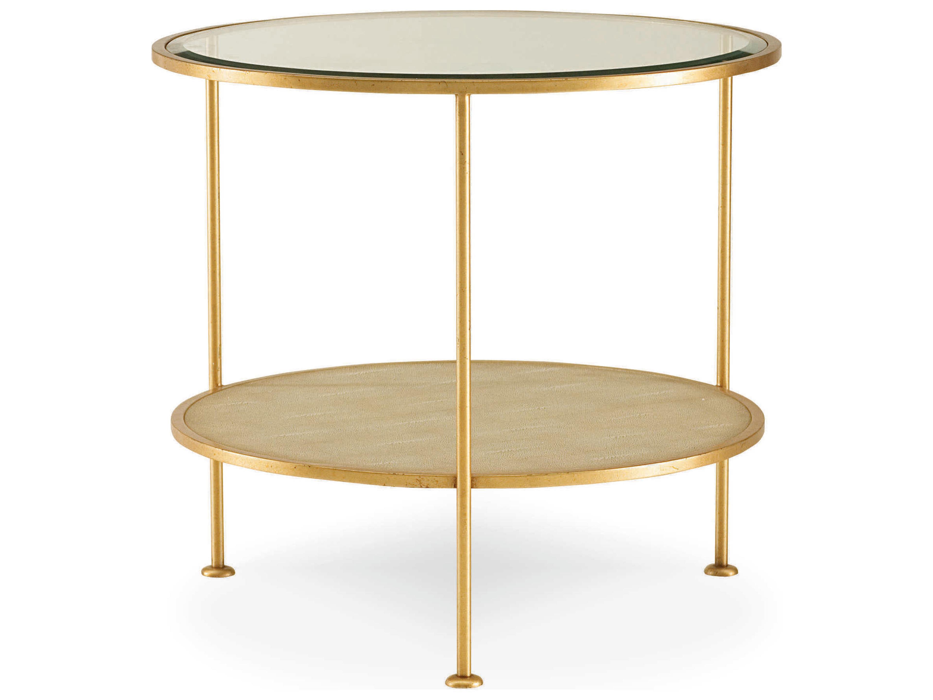 Monarch Round Glass End Table