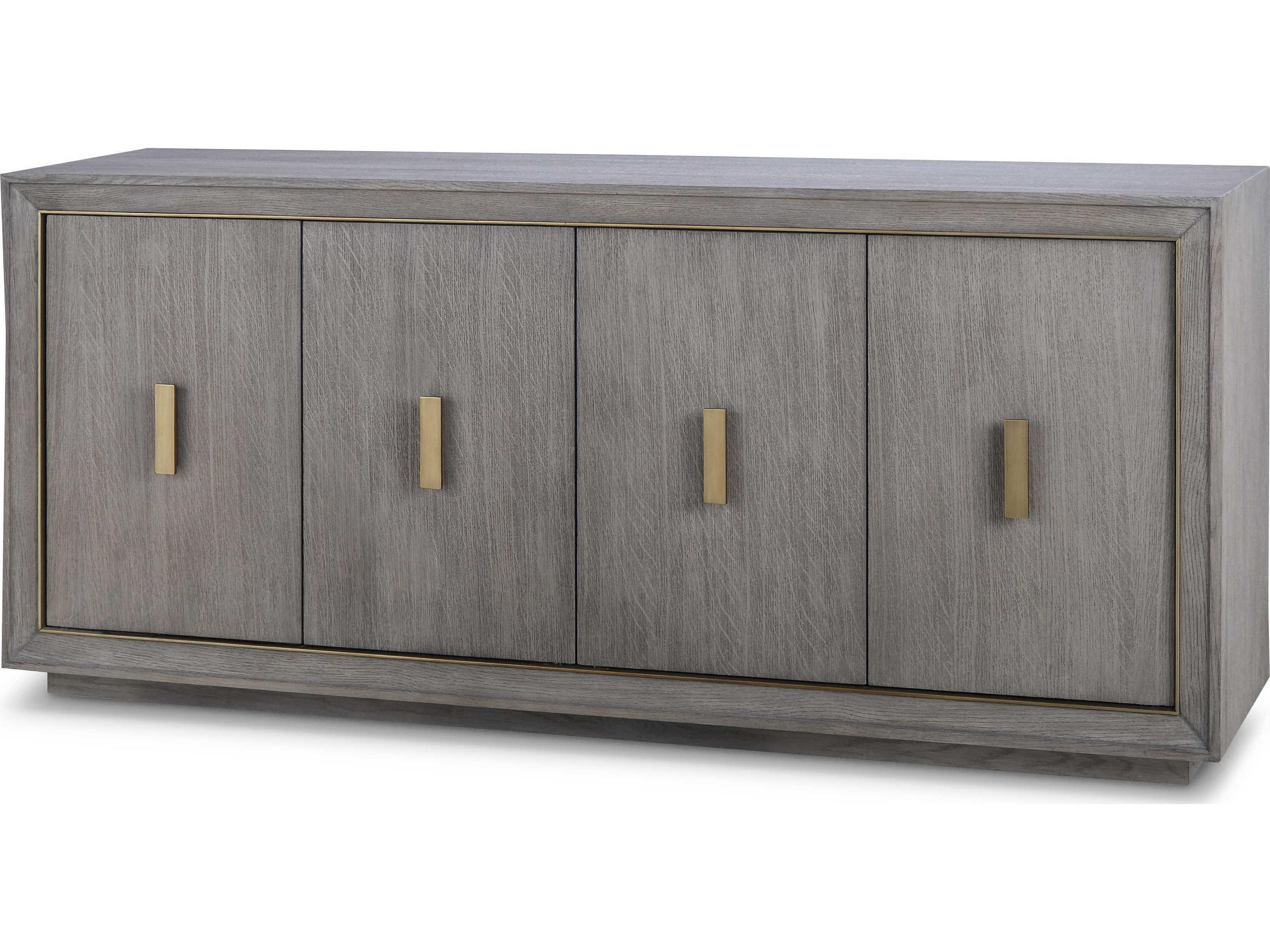 Monarch 72" Oak Wood Credenza Sideboard