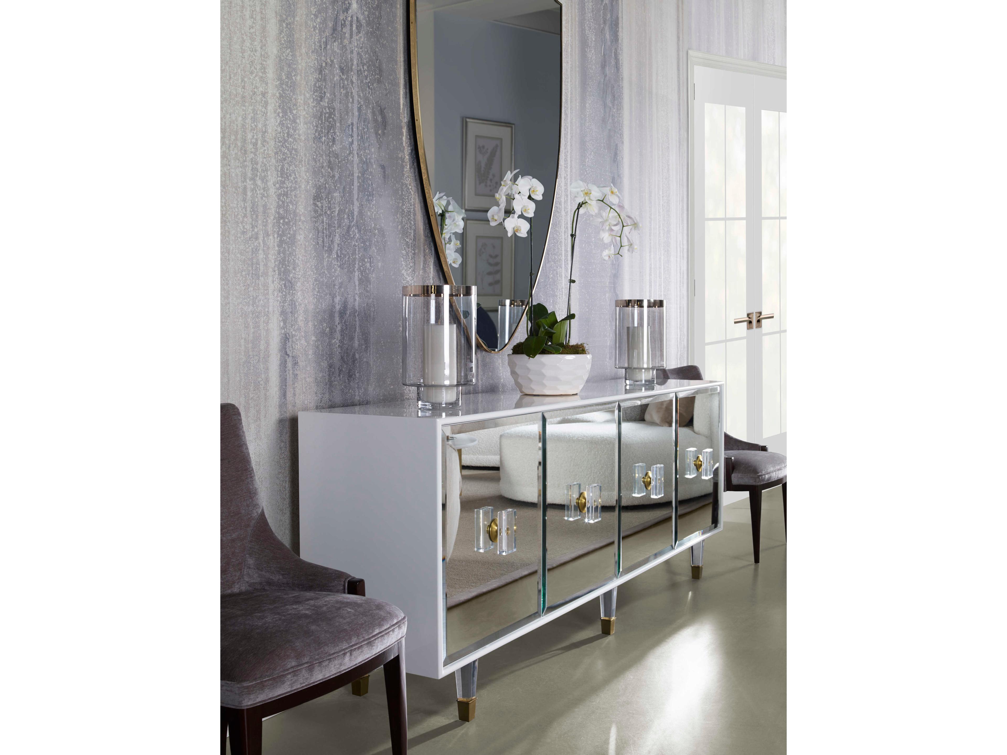 Century Furniture Monarch 90" White Credenza Sideboard