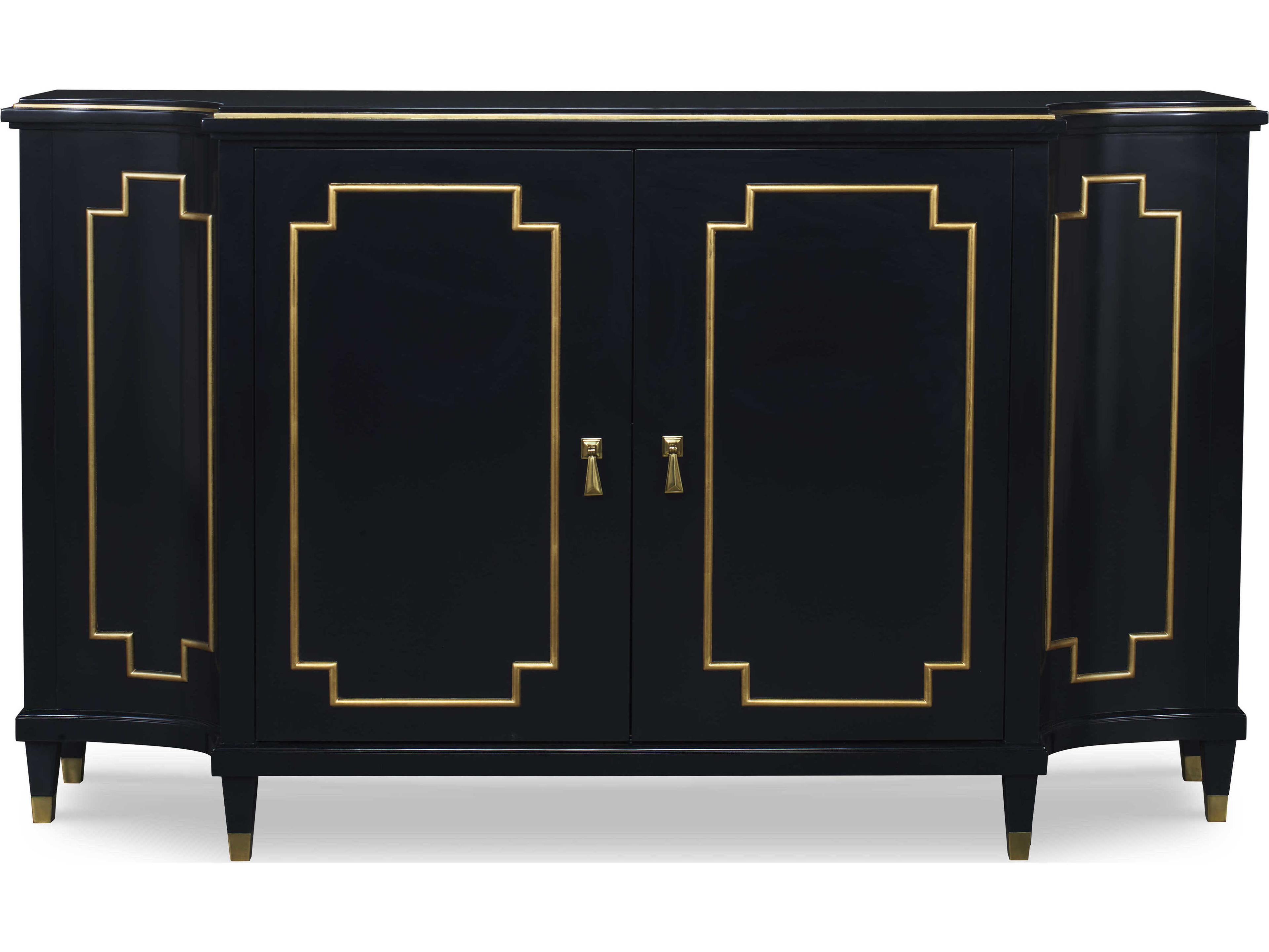 Century Furniture Monarch Demilune Wood Sideboard