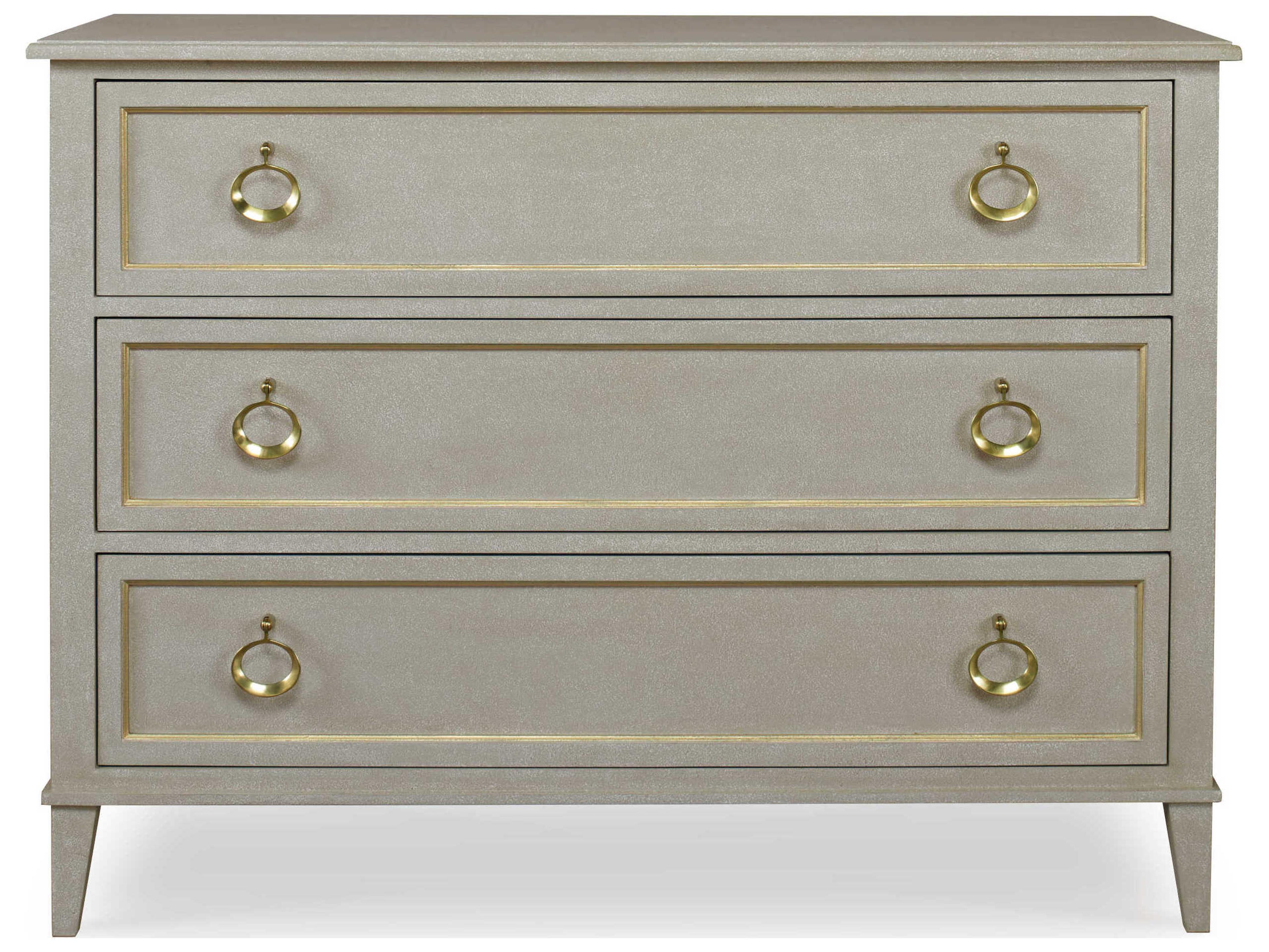 Century Furniture Monarch Gray Beech Wood Accent Chest