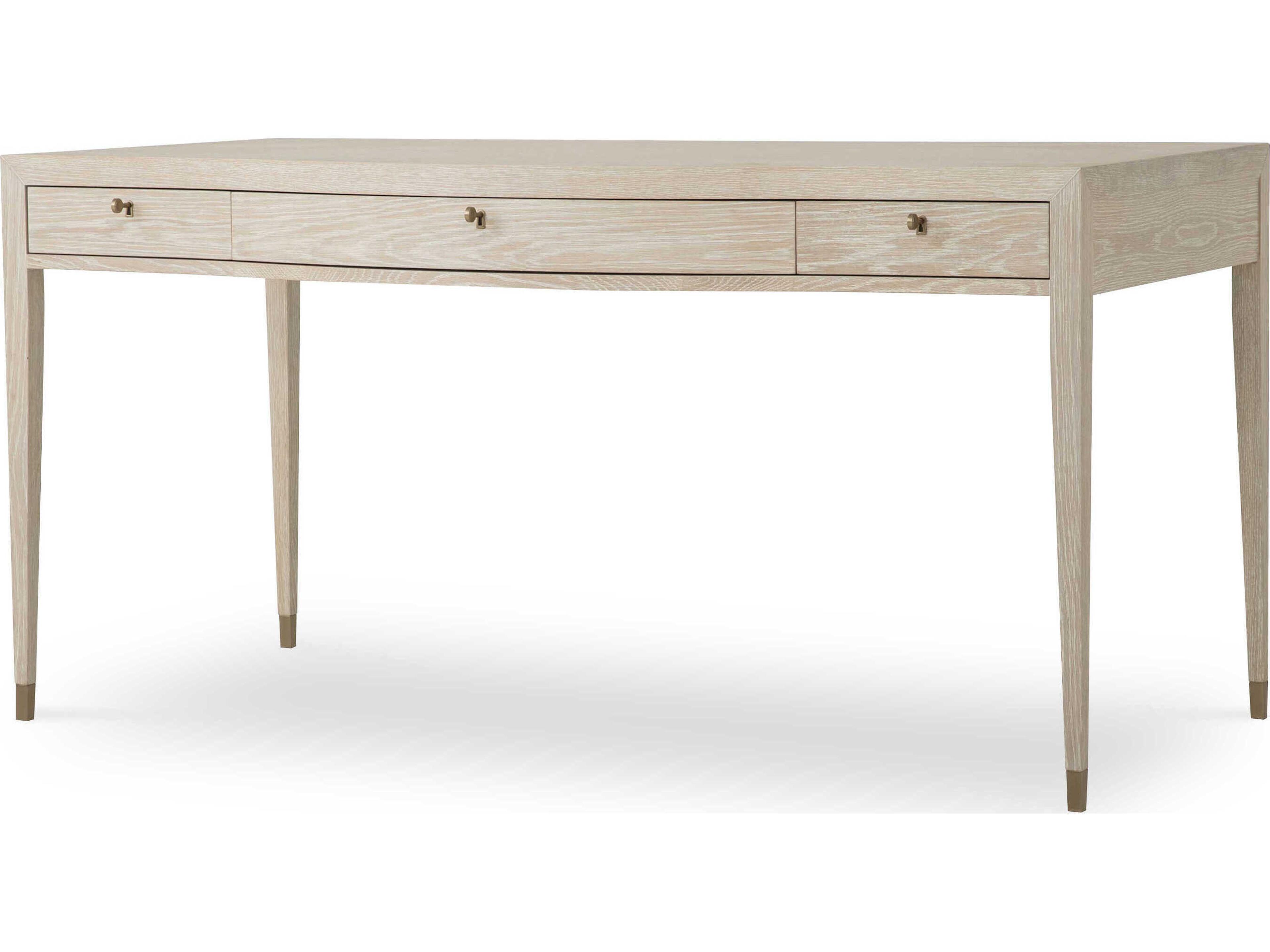 Monarch Beige Oak Wood Writing Desk